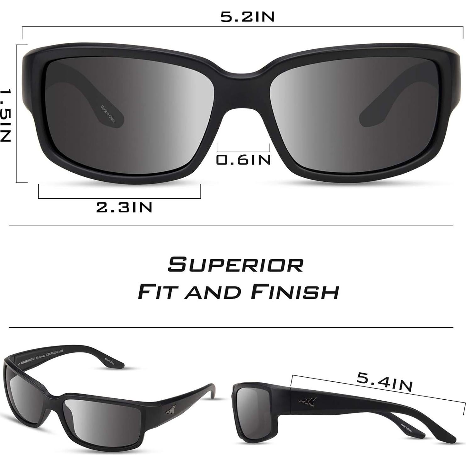 Gafas de sol polarizadas KastKing Skidaway y Osage UV400