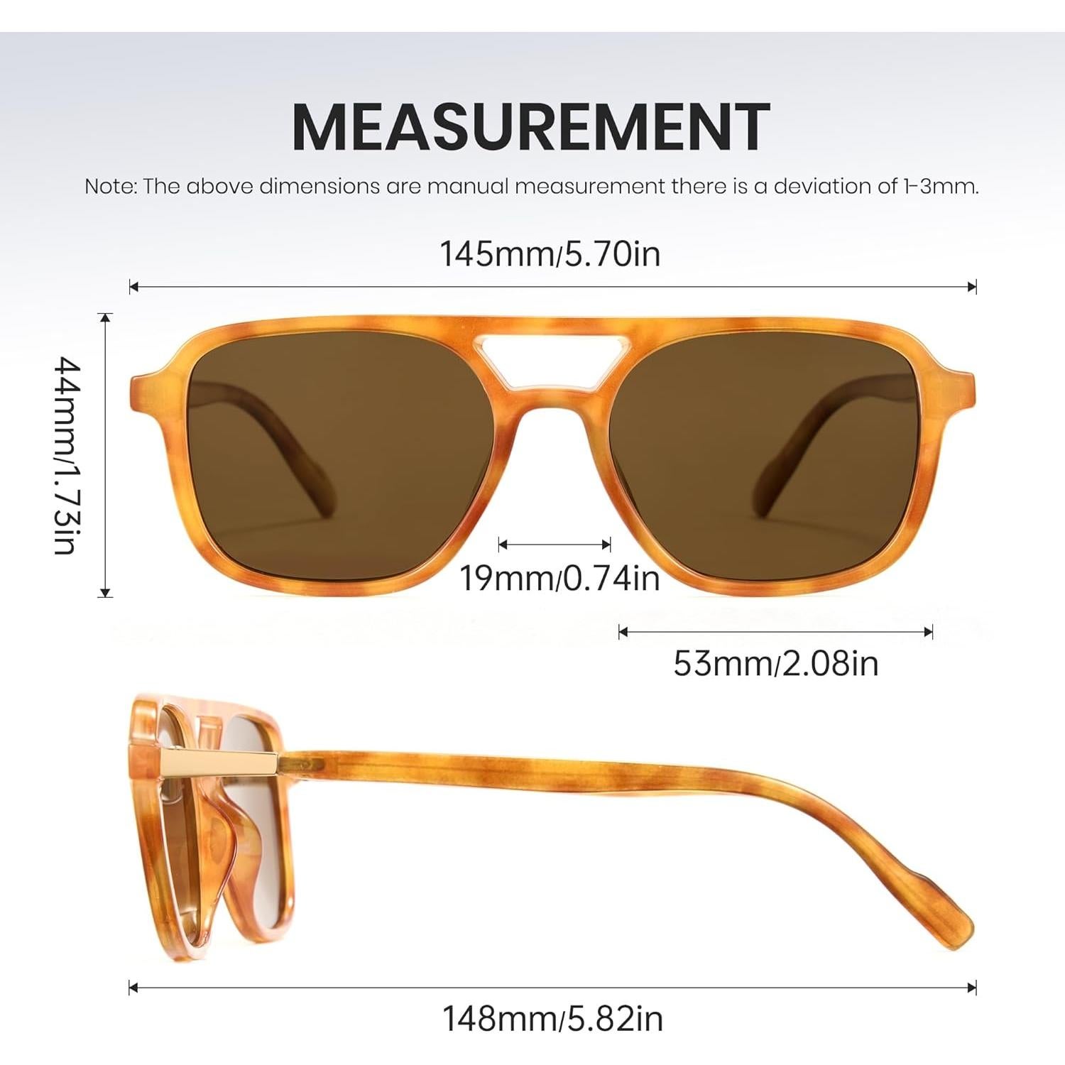 Gafas de sol retro Cyxus para mujeres con lentes polarizados UV