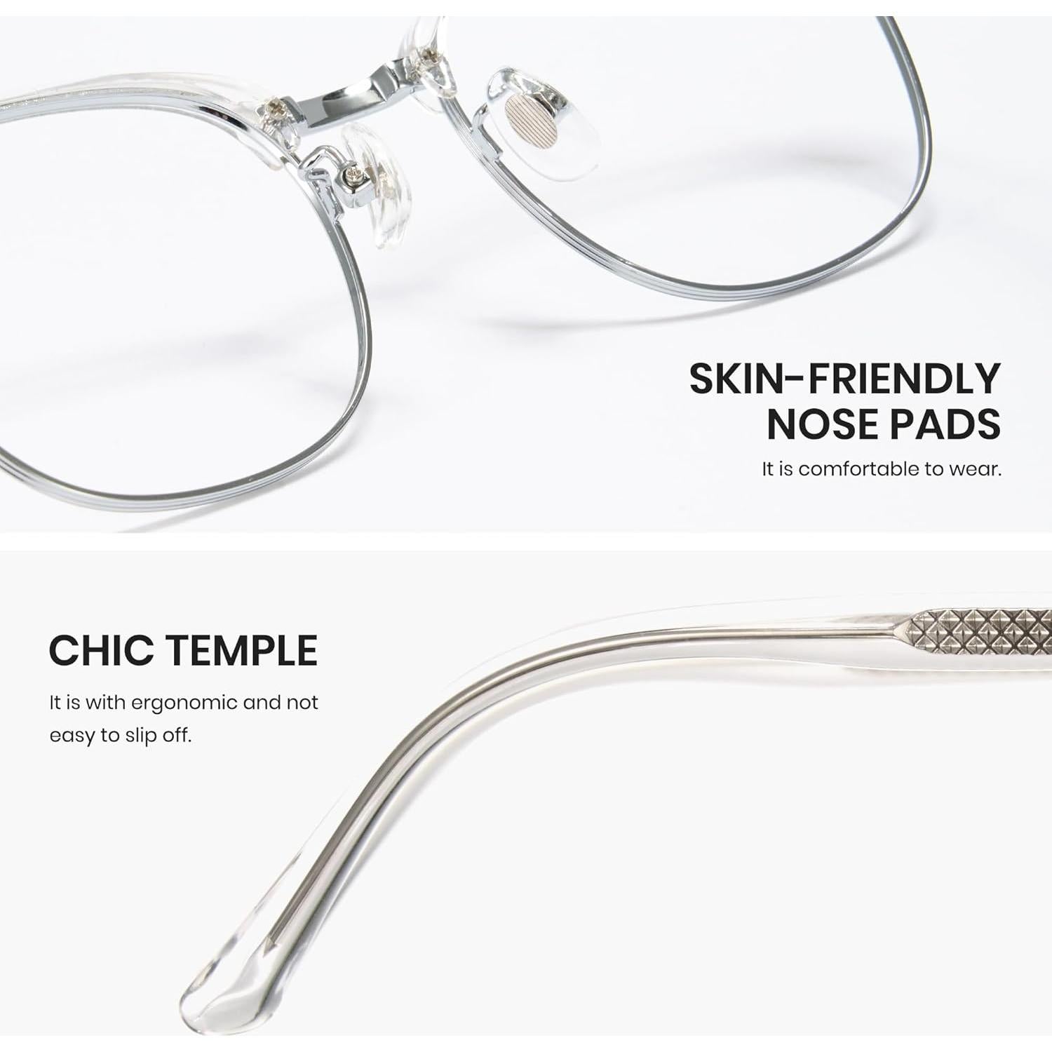 Gafas de bloqueo de luz azul Cyxus unisex oro para computadora