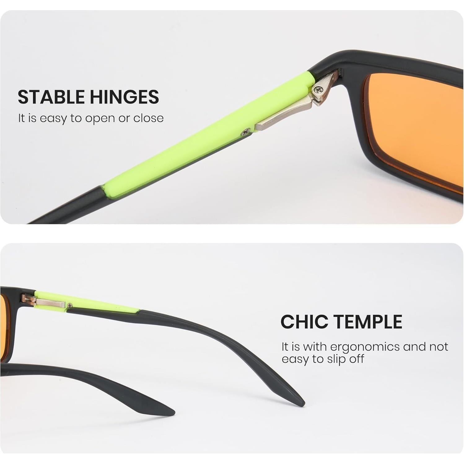 Gafas de juego Cyxus con bloqueo de luz azul, unisex