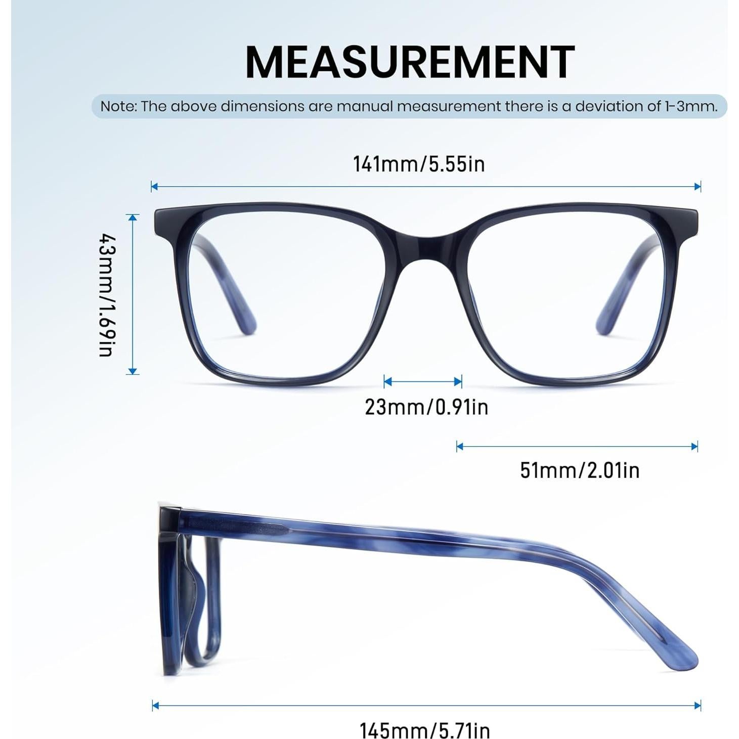 Gafas de bloqueo de luz azul Cyxus para hombres y mujeres