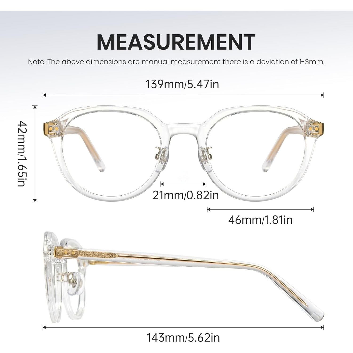 Gafas de bloqueo de luz azul Cyxus unisex para computadora