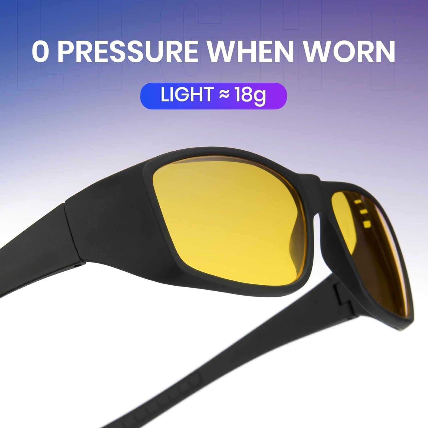 Gafas de Juego Cyxus 8180 Anti Luz Azul Ámbar