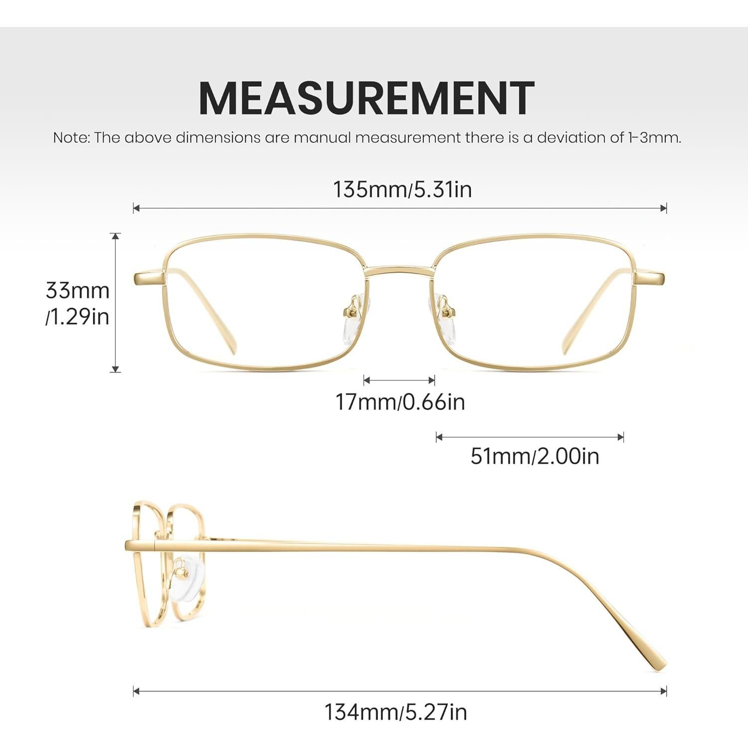 Gafas de Bloqueo de Luz Azul Cyxus 8160 con Montura Negra