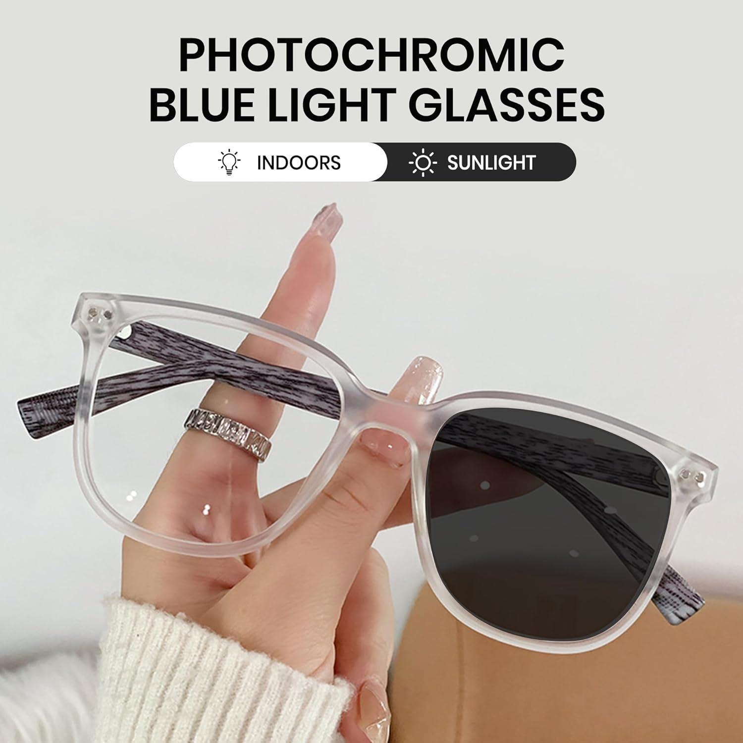 Gafas Fotoquímicas Cyxus UV y Luz Azul para Mujeres y Hombres