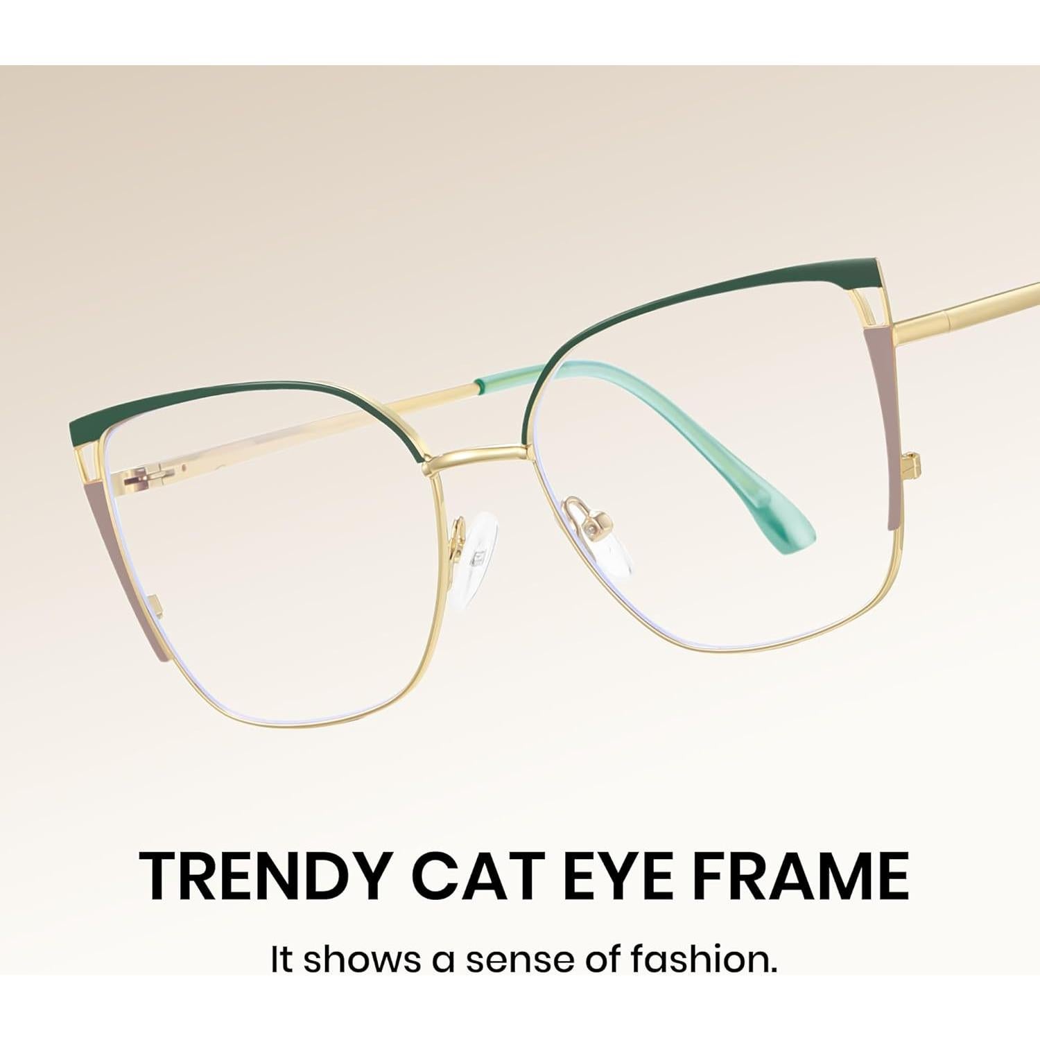 Gafas de bloqueo de luz azul Cyxus para mujeres - Alivio fatiga ocular