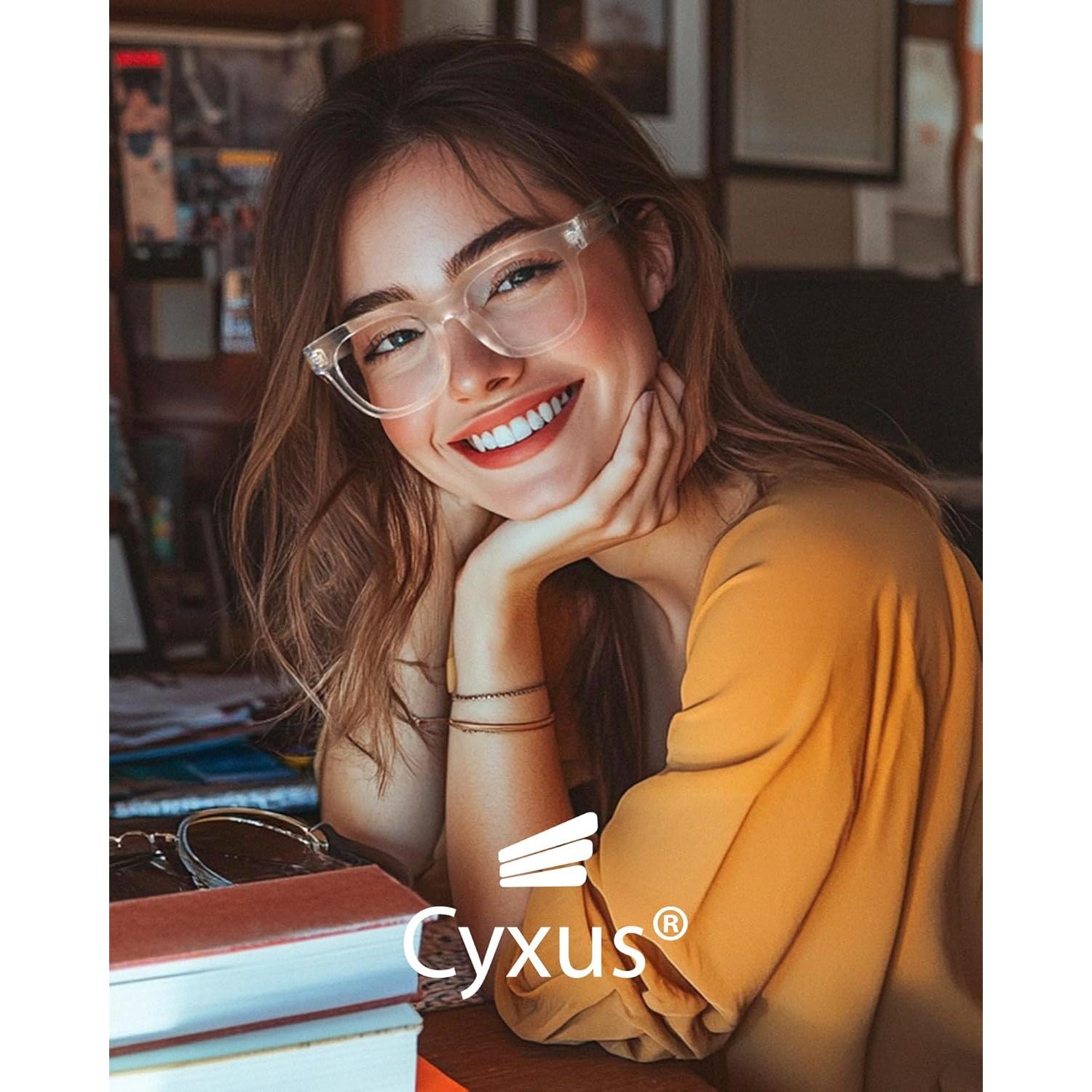 Gafas Cuadradas Anti-Luz Azul Cyxus UV400 Unisex