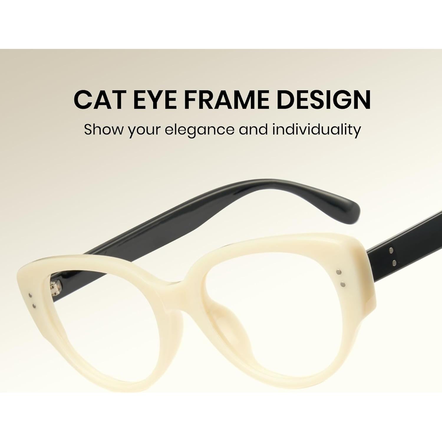 Gafas de luz azul Cyxus Cat Eye para mujeres, protección UV