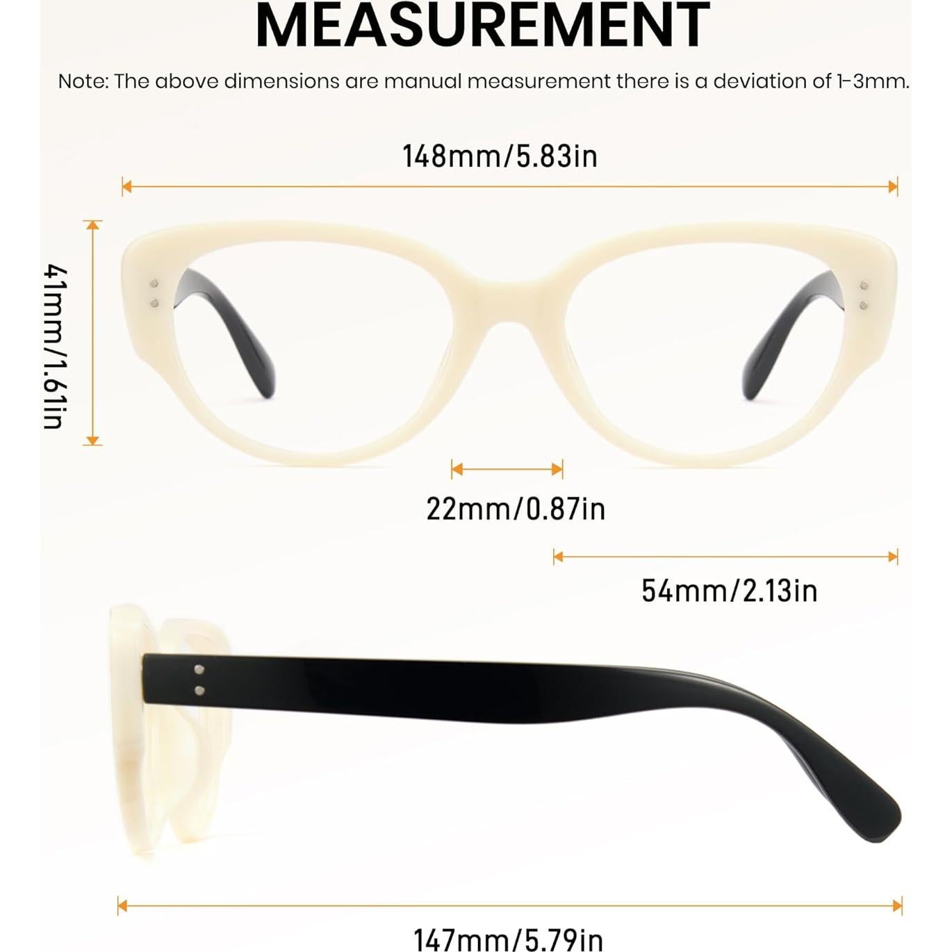 Gafas de luz azul Cyxus Cat Eye para mujeres, protección UV