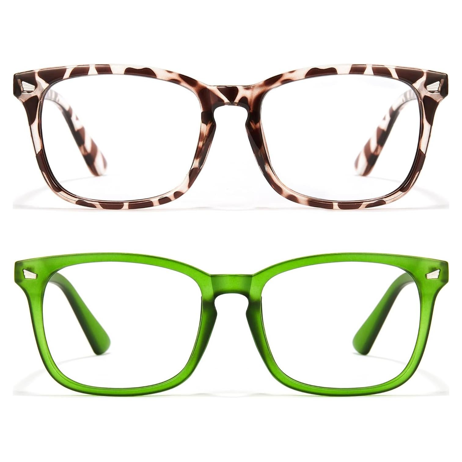 Gafas de Bloqueo de Luz Azul Cyxus Unisex Retro Leopardo