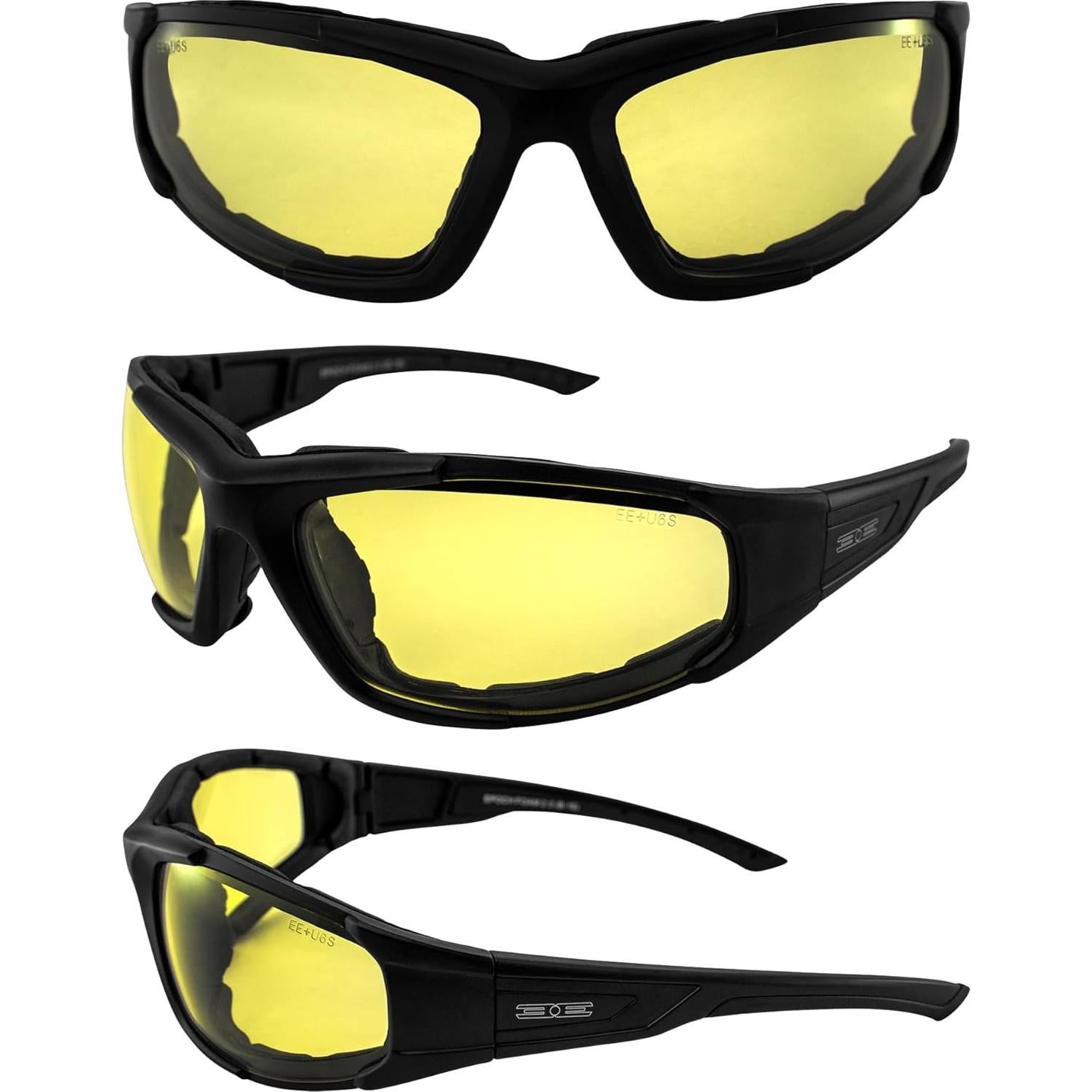 Gafas de sol para motocicleta Epoch Foam 2 con lente amarilla