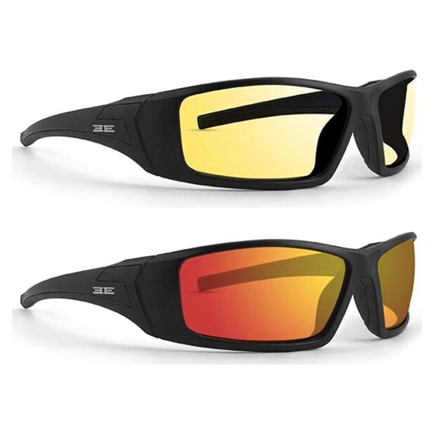 Gafas de sol deportivas Epoch Liberator 2 pares marco negro