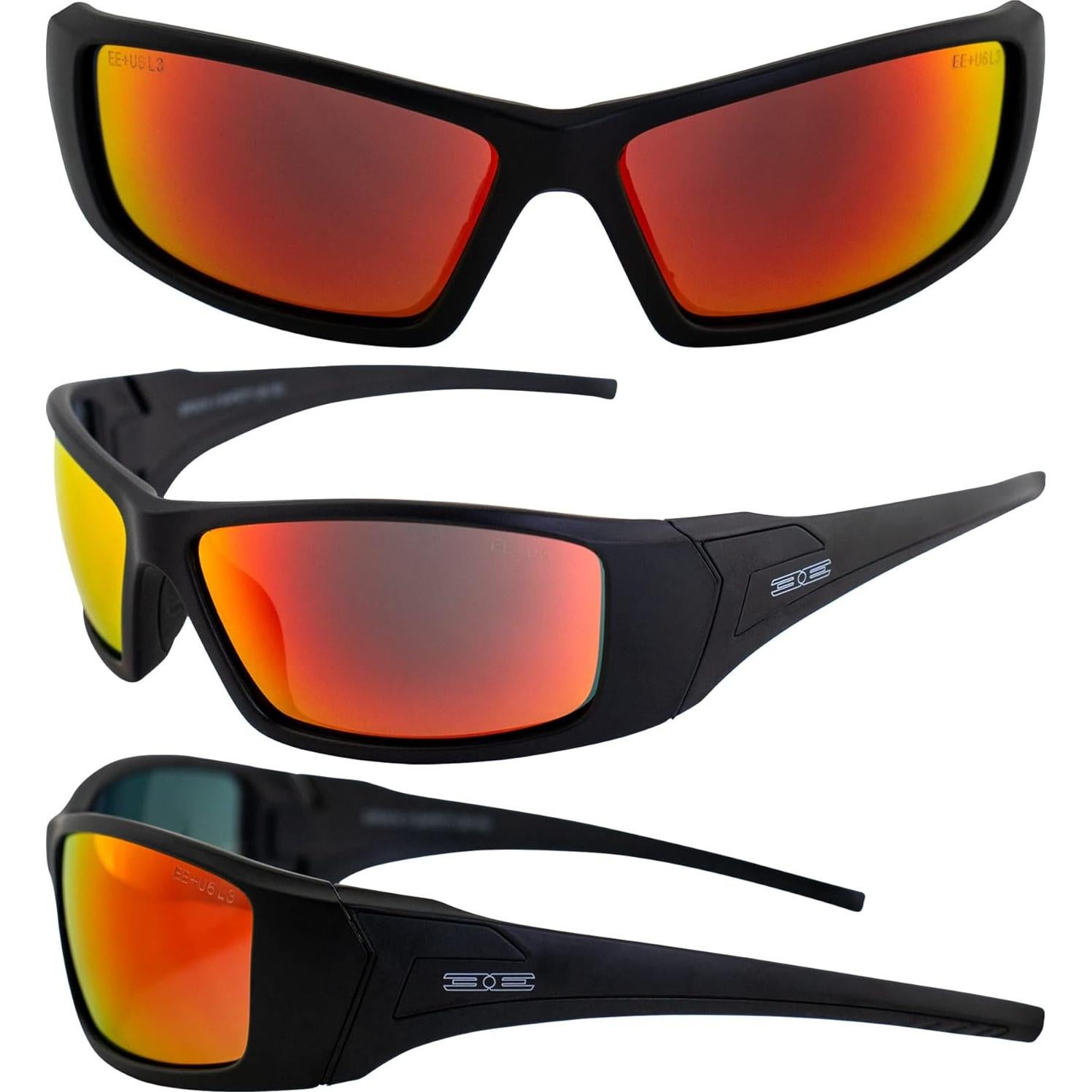 Gafas de sol deportivas Epoch Liberator 2 pares marco negro