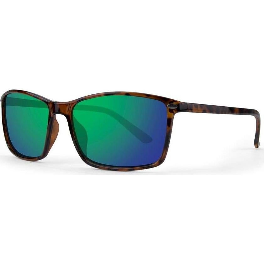 Gafas de sol Epoch Eyewear EE6384 marco tortuga lente espejo verde