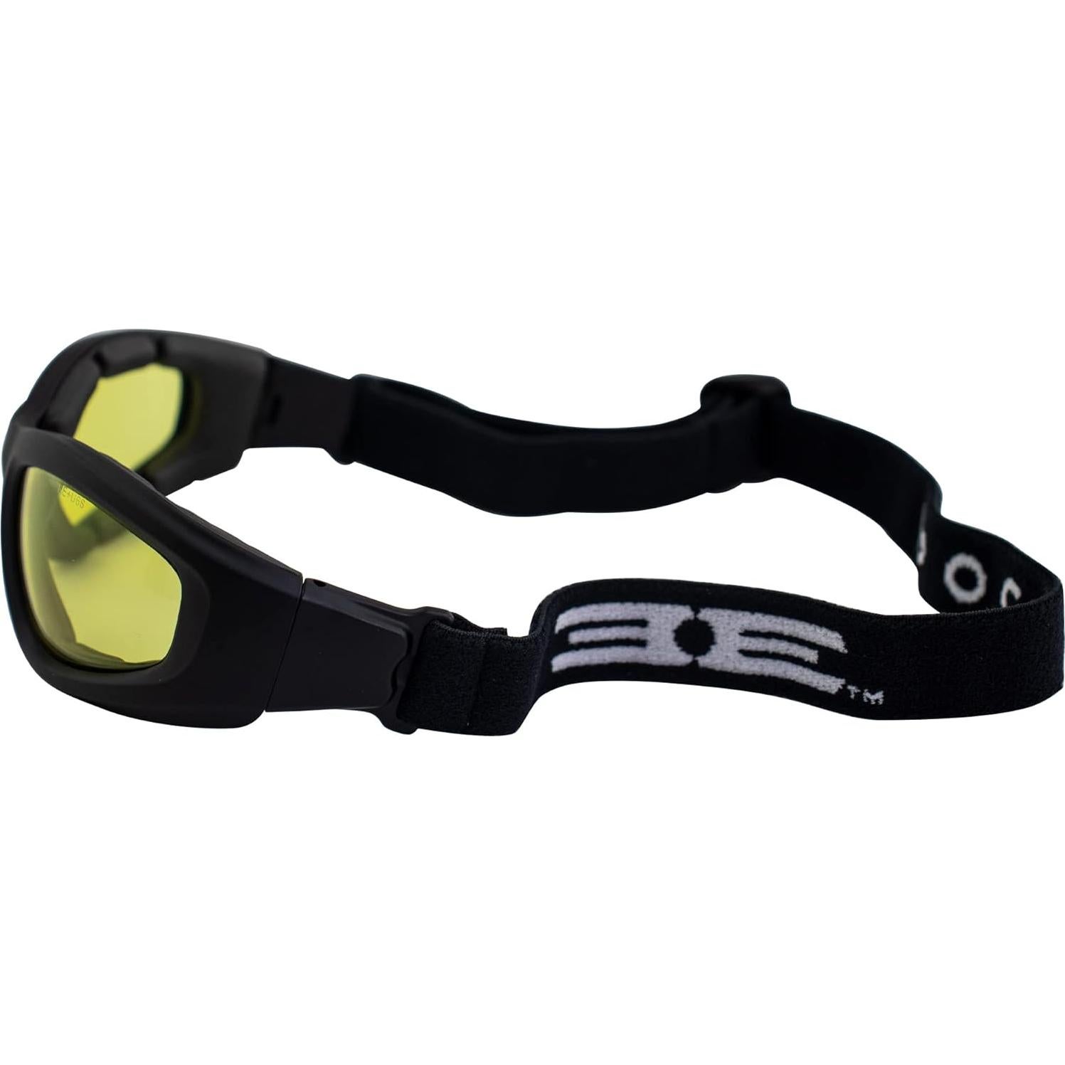 Gafas de Motocicleta Epoch Acolchadas con Lentes Amarillos