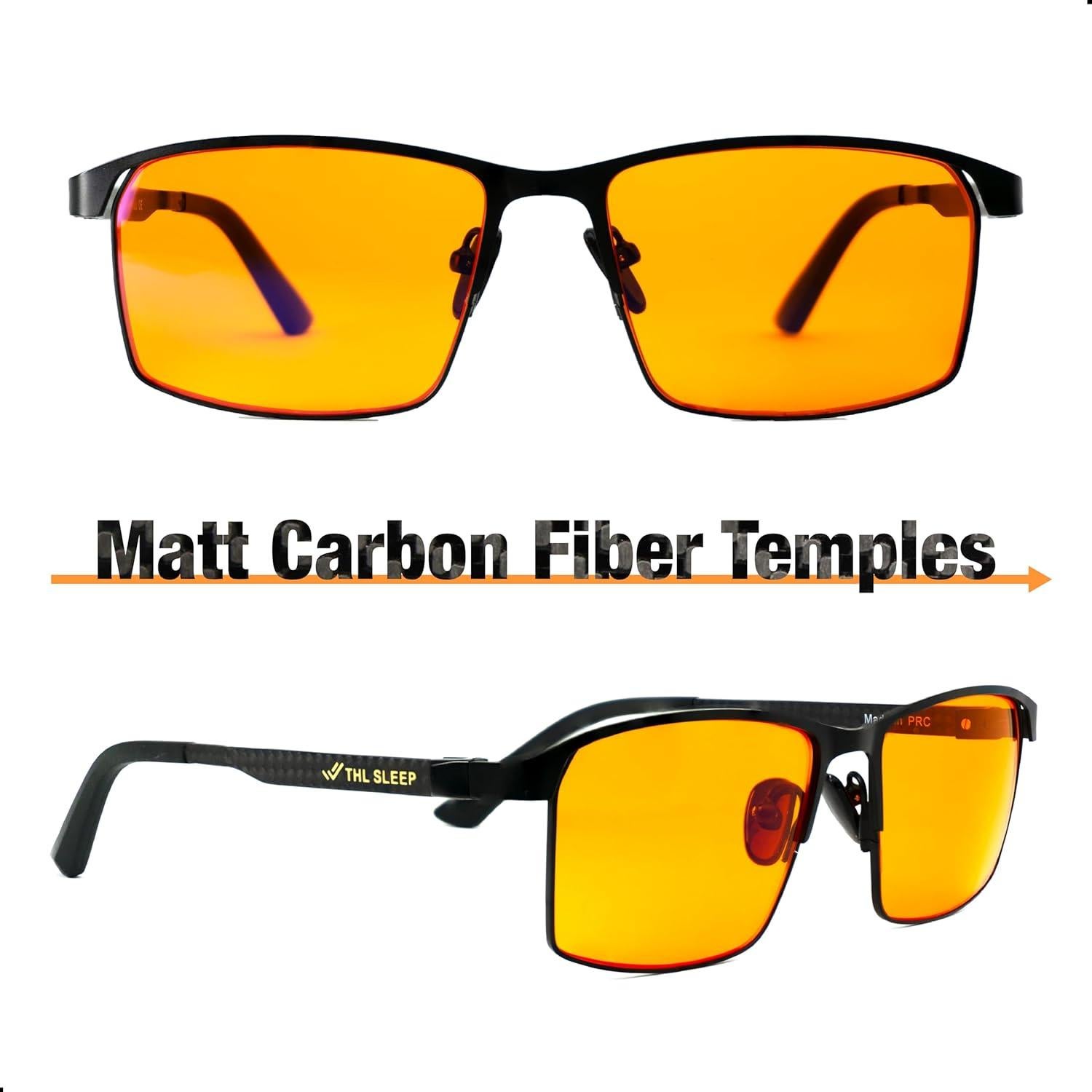 Gafas de bloqueo de luz azul EliteX Hyper naranjas 24g