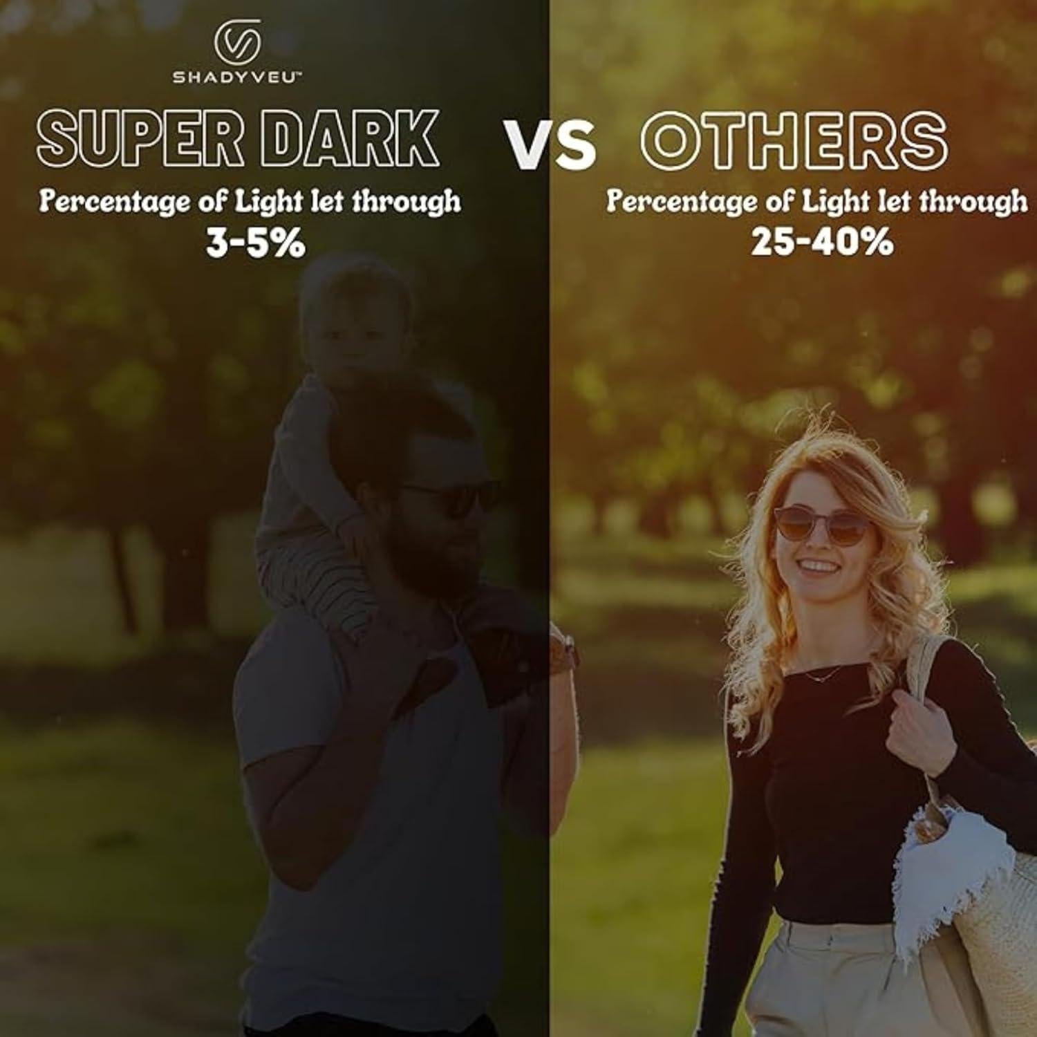 Gafas de sol super oscuras ShadyVEU categoría 4 UV400