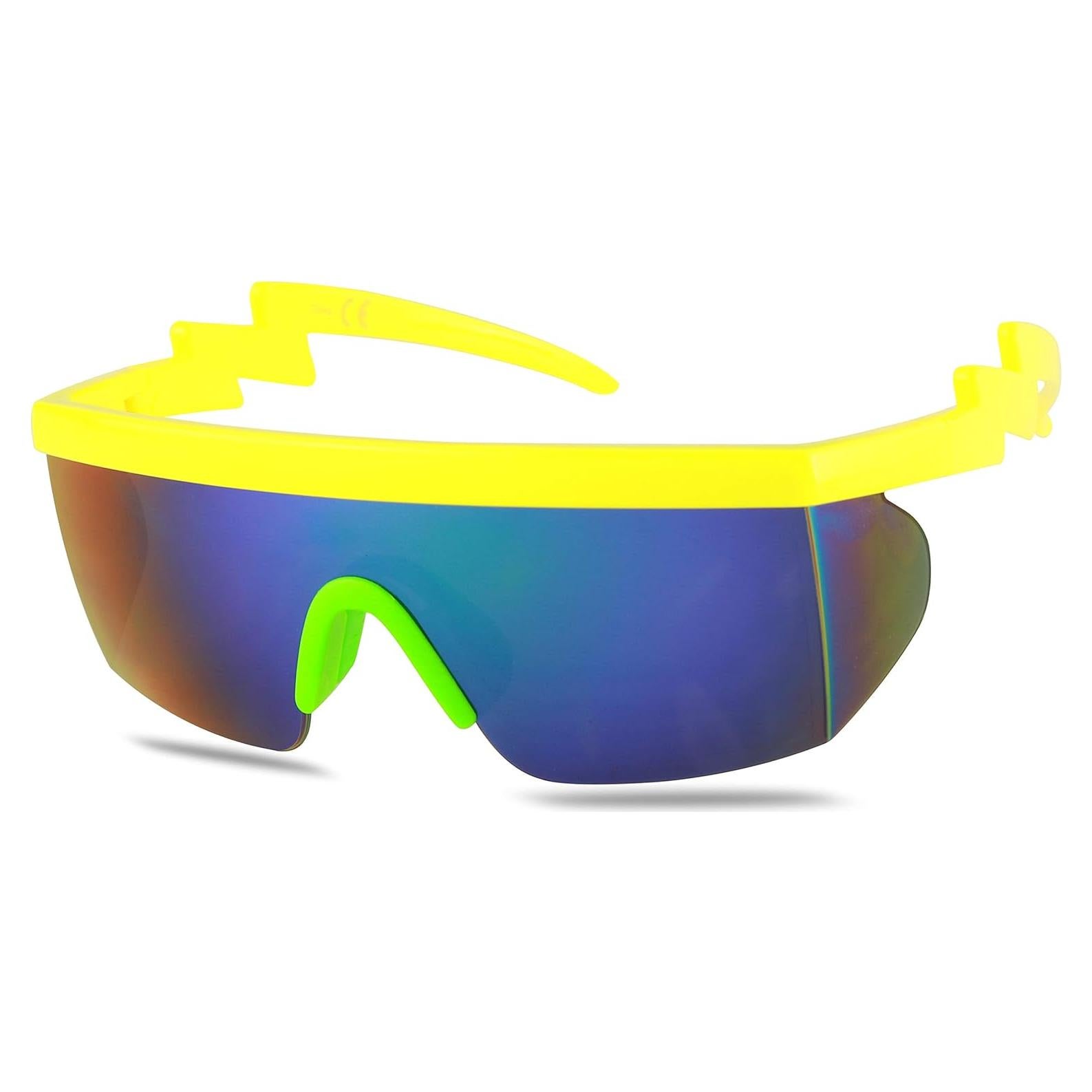 Gafas de Sol Retro ShadyVEU Espejadas UV400 Unisex Amarillo