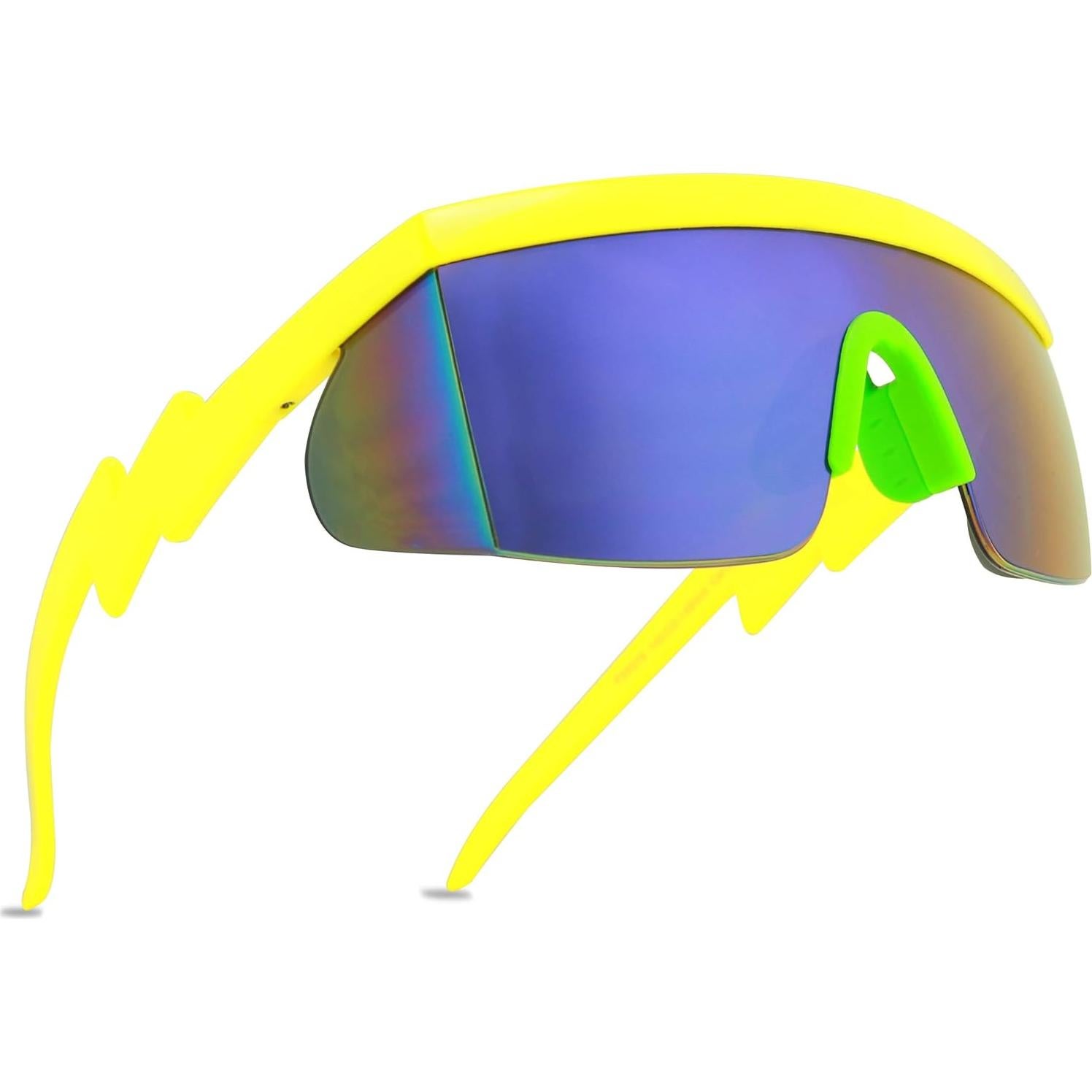 Gafas de Sol Retro ShadyVEU Espejadas UV400 Unisex Amarillo