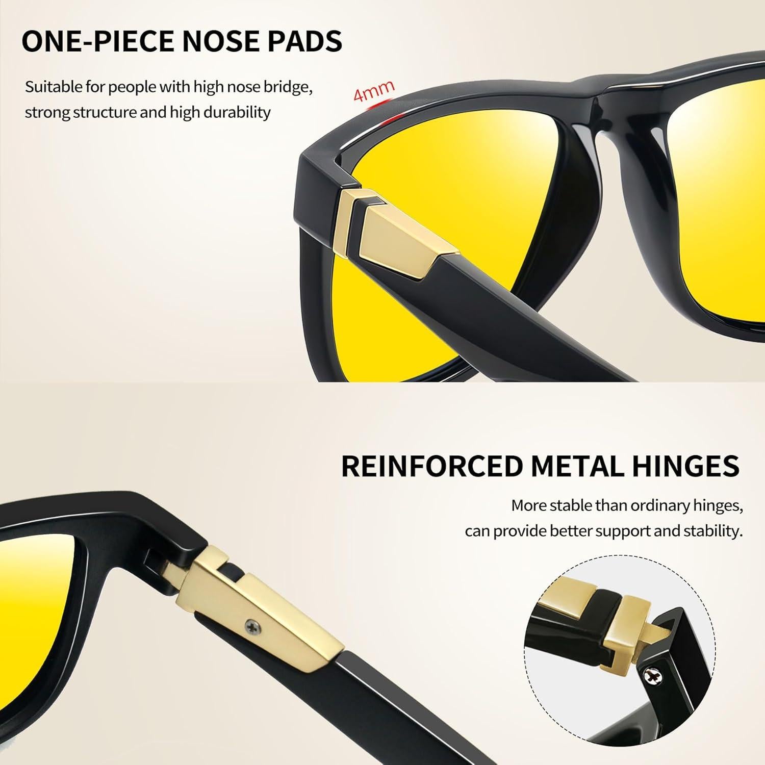 Gafas de sol polarizadas Joopin UV400 para conducción nocturna