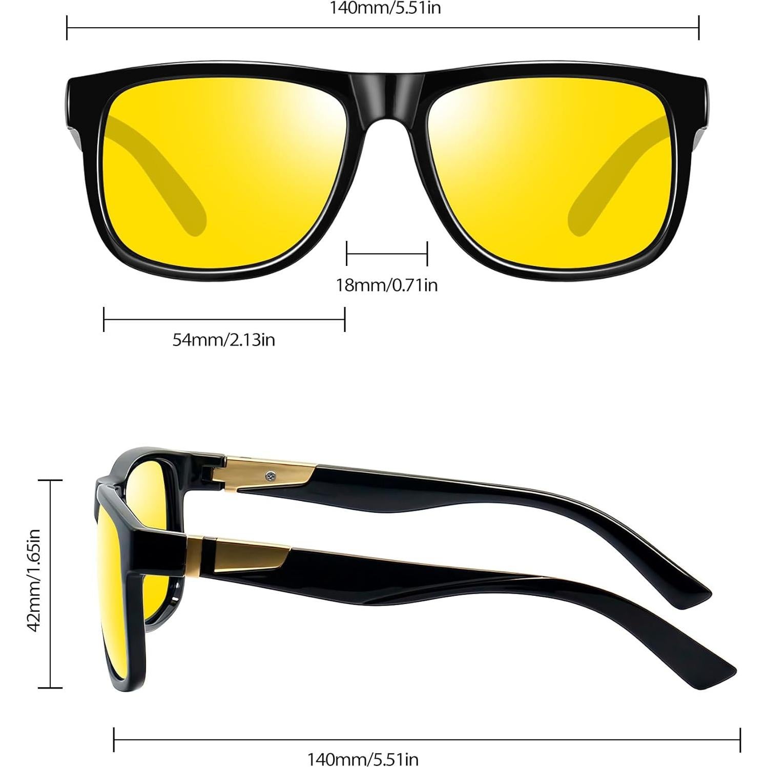 Gafas de sol polarizadas Joopin UV400 para conducción nocturna