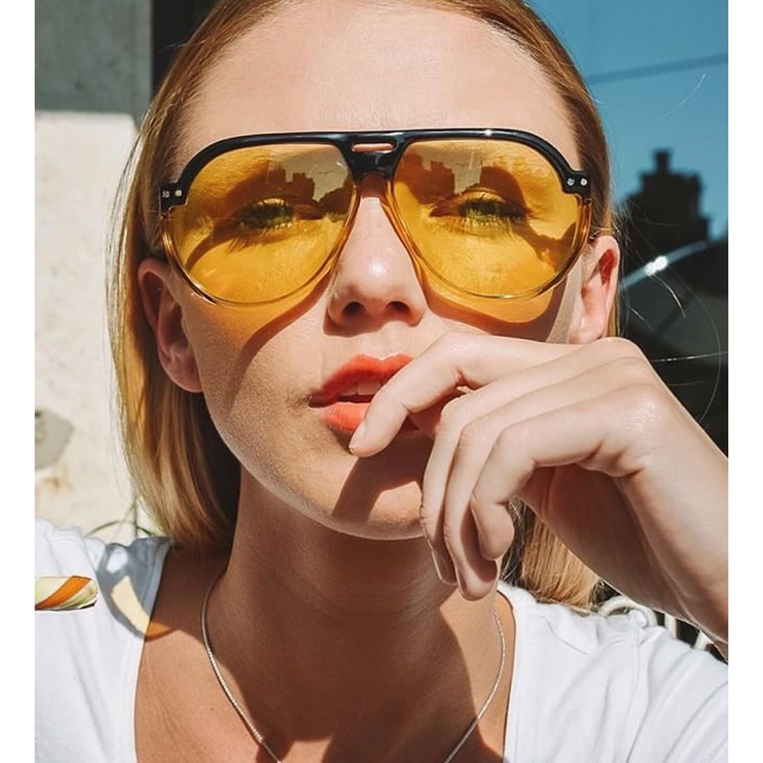 Gafas de sol aviador retro BS1600 con protección UV400