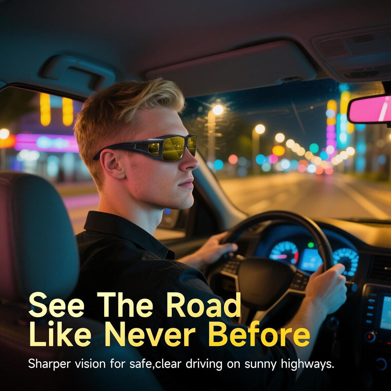 Gafas de sol polarizadas EACH COOL para conducir sobre gafas