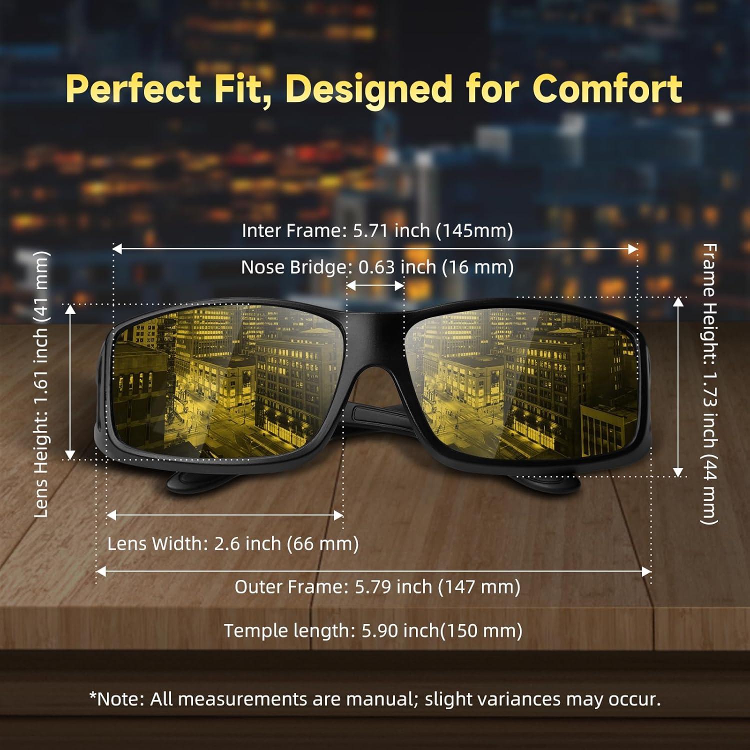 Gafas de sol polarizadas EACH COOL para conducir sobre gafas