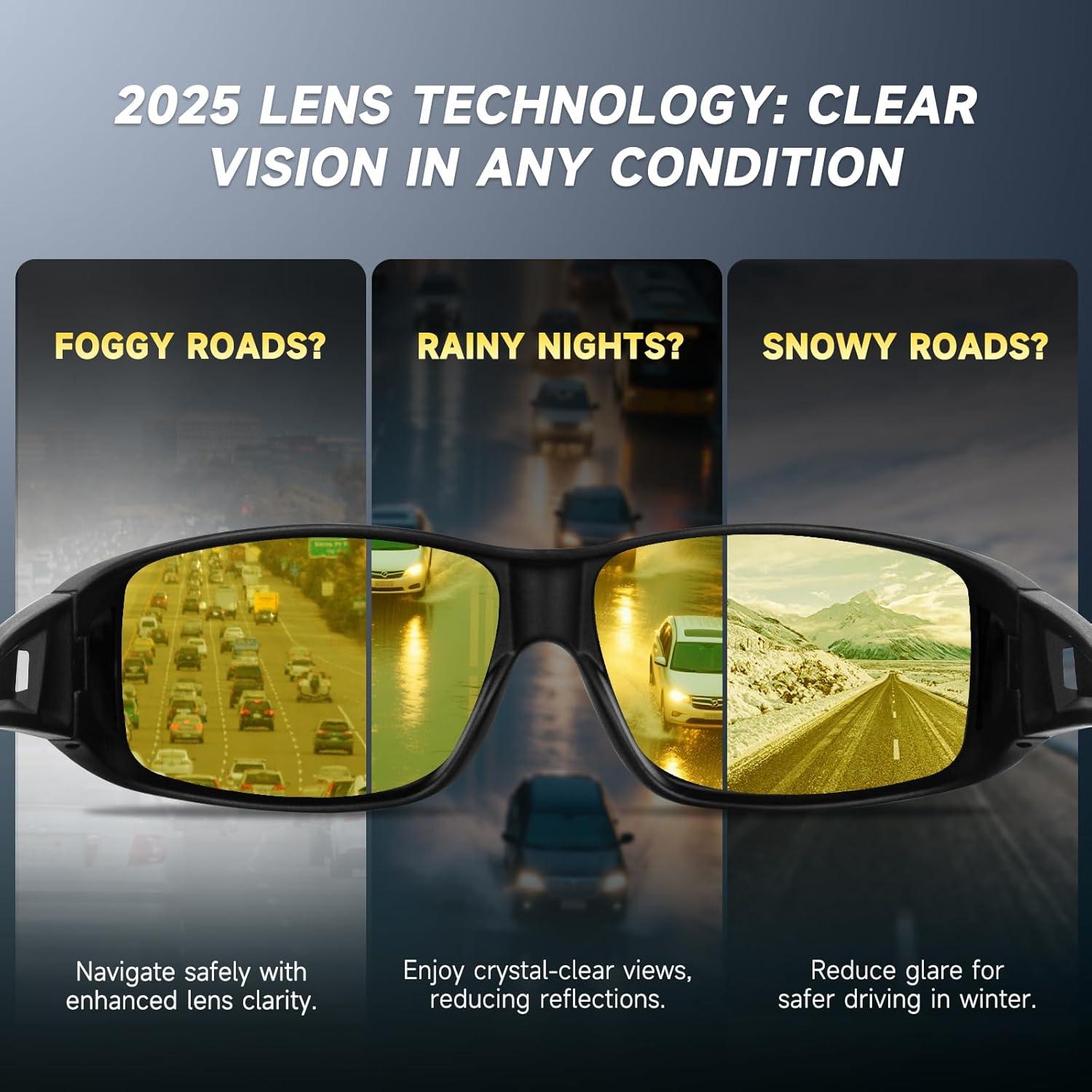 Gafas de sol polarizadas EACH COOL para conducir sobre gafas