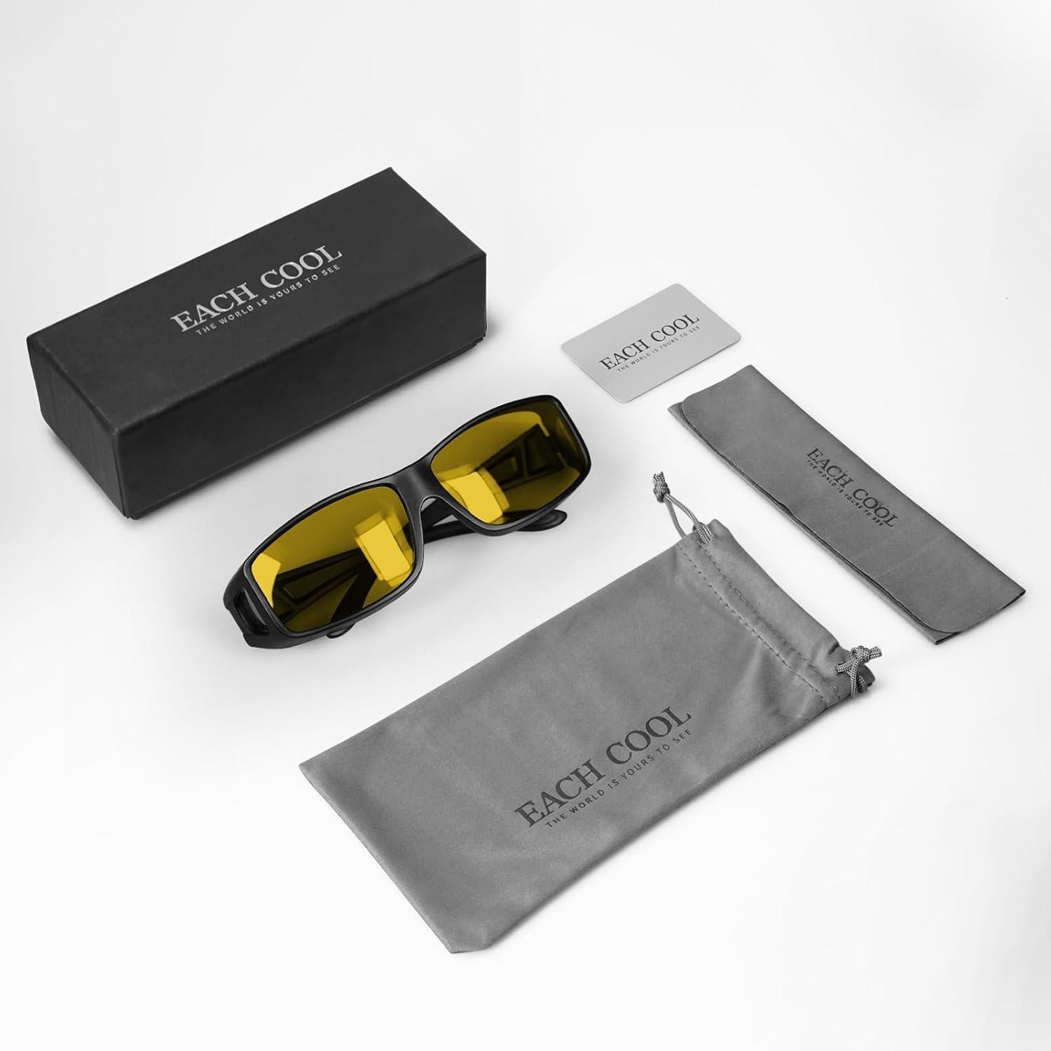 Gafas de sol polarizadas EACH COOL para conducir sobre gafas