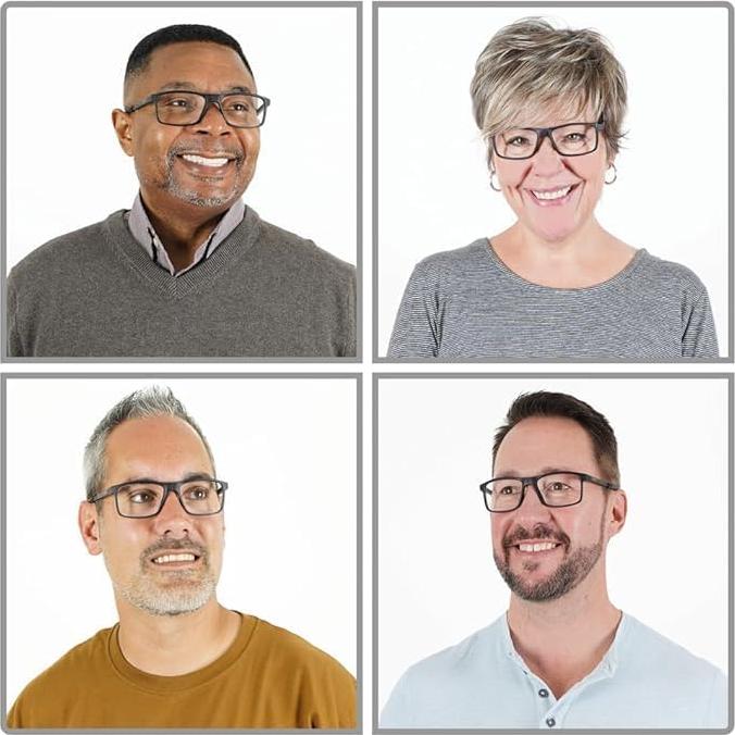 Gafas de Lectura Magnéticas CliC Azul Mate 2.5x S-XL