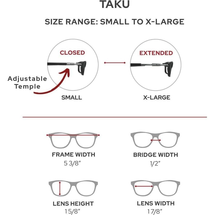 Gafas de Lectura Magnéticas CliC Taku S-XL Color Champán