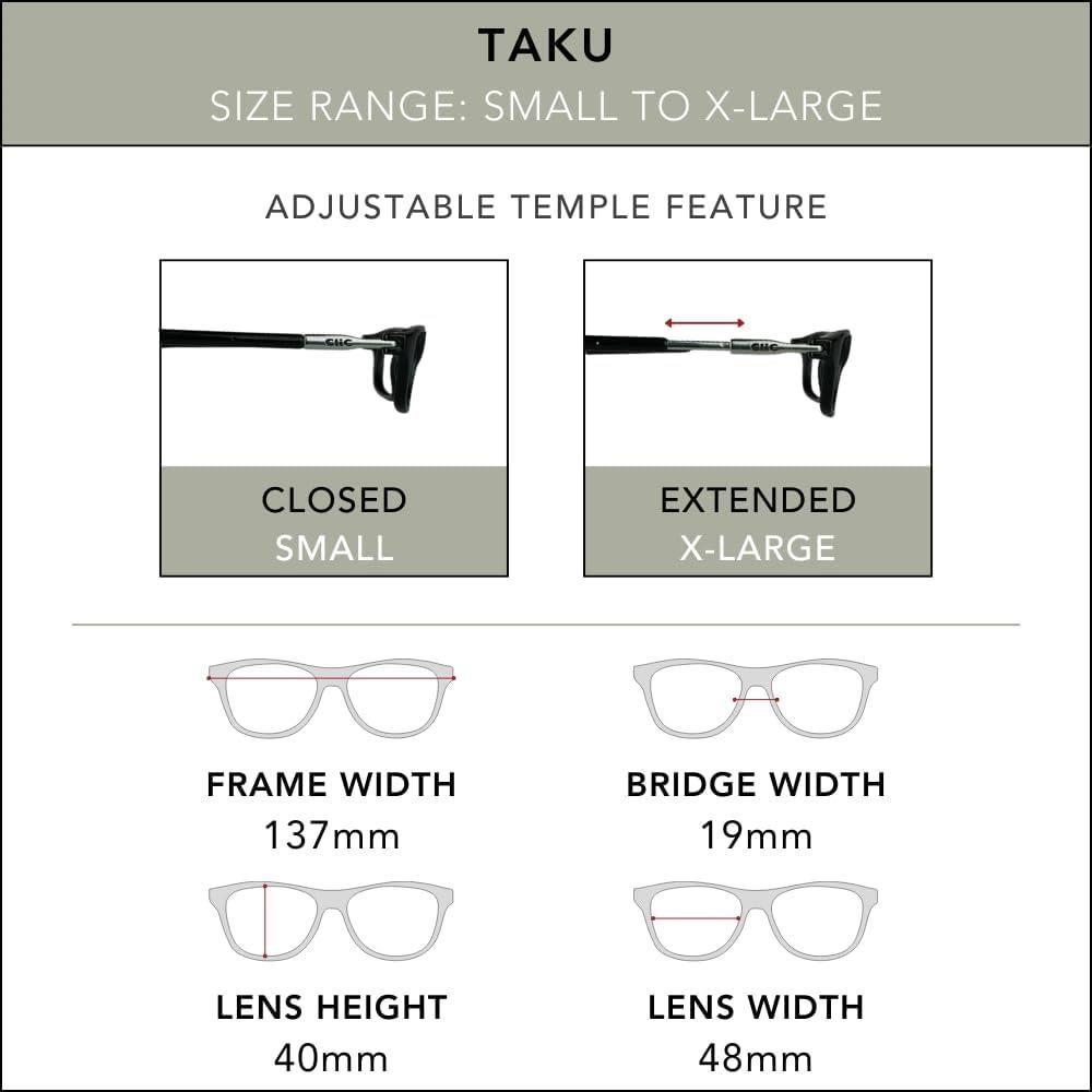 Gafas de lectura magnéticas CliC Taku Unisex S-XL 1.50 aumento