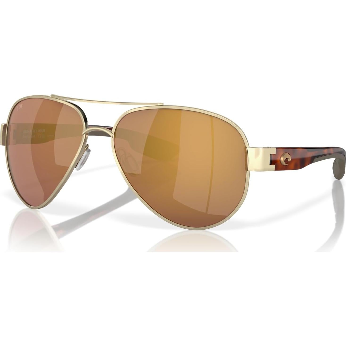 Gafas de sol aviador Costa Del Mar South Point 580G doradas
