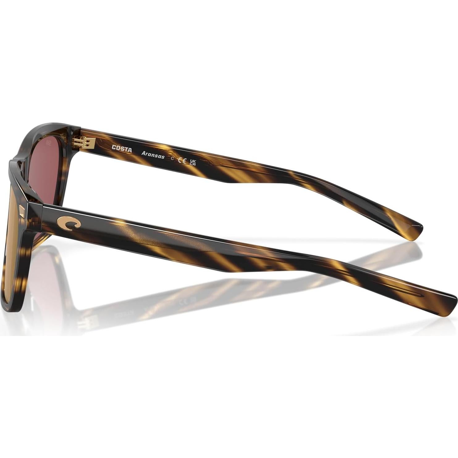 Gafas de sol redondas Costa Del Mar Aransas 580G doradas