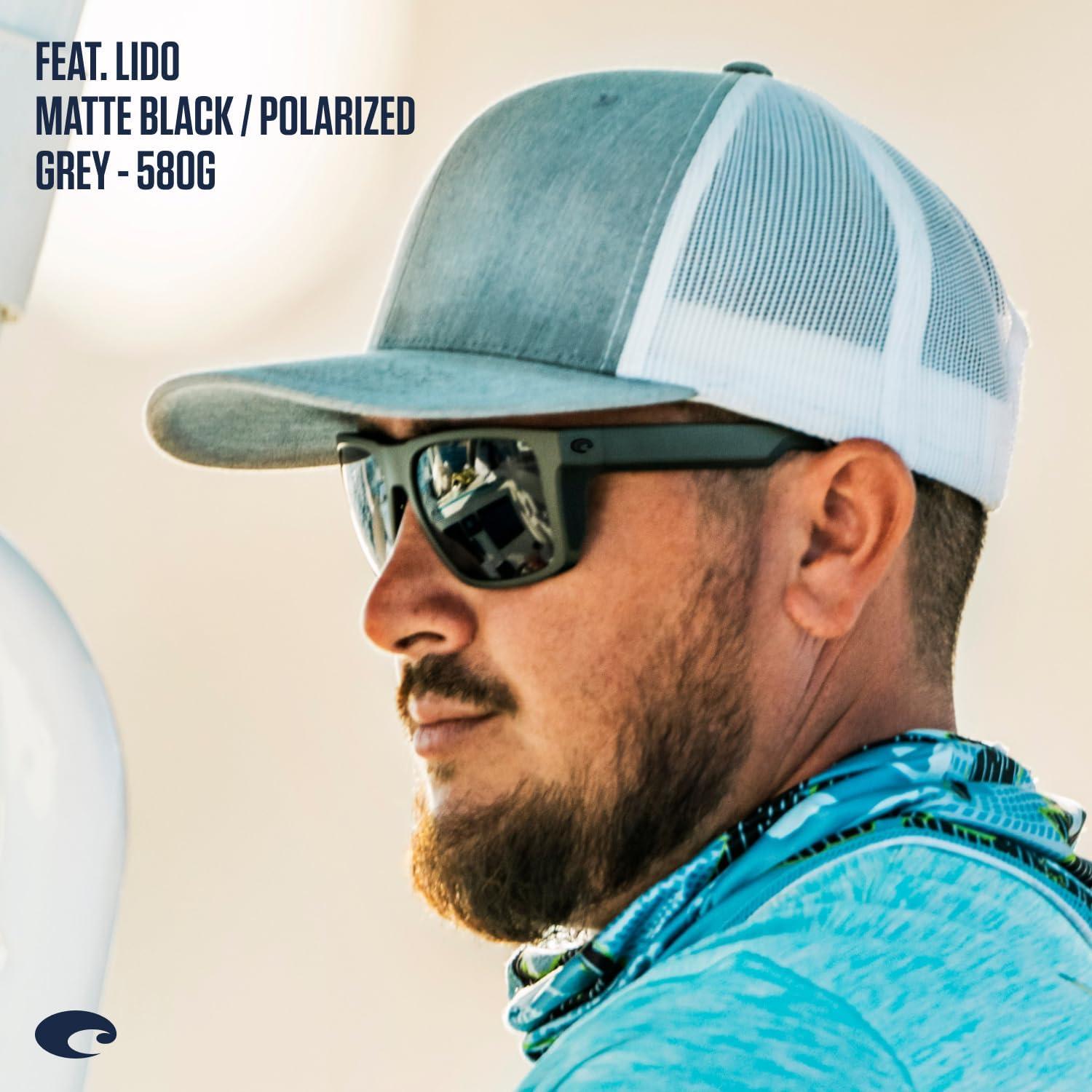 Gafas de sol cuadradas Costa Del Mar Lido 580G polarizadas