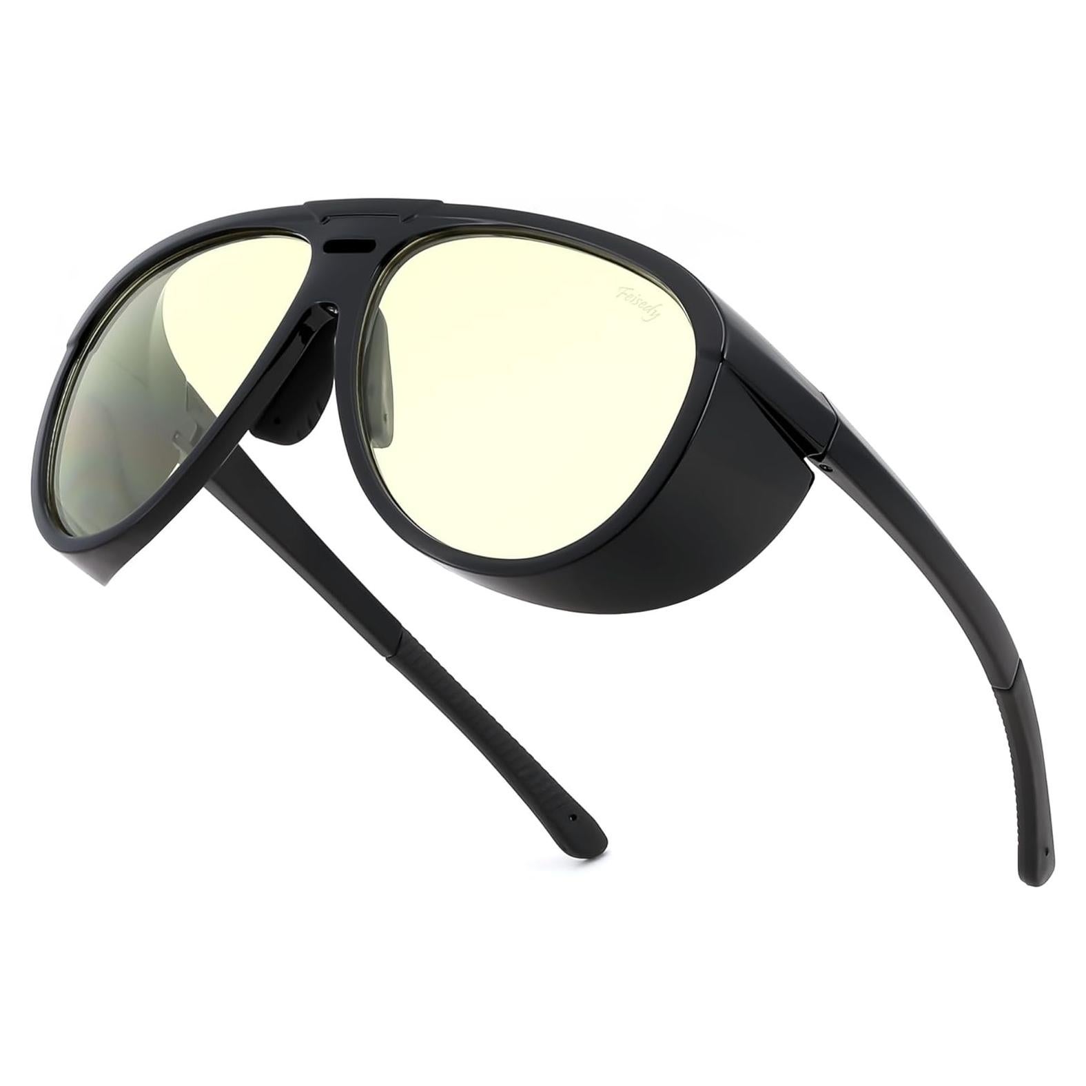 Gafas de Juego FEISEDY G0095 Anti Luz Azul Marco Negro