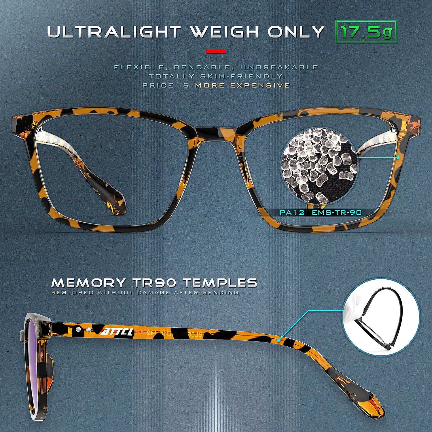 Gafas de Bloqueo de Luz Azul ATTCL Unisex Modelo BL5577