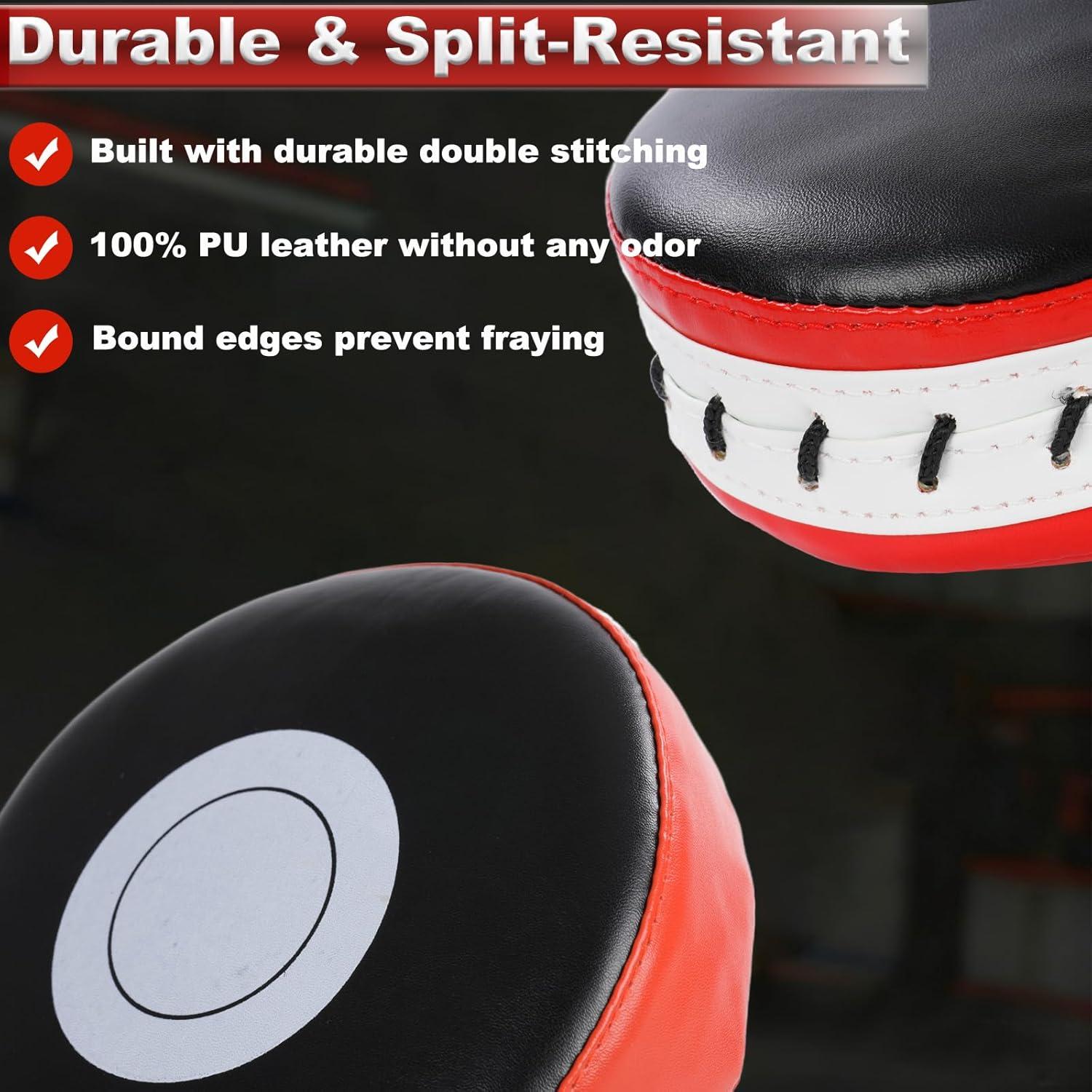 Juego de Almohadillas de Boxeo Cyfie 3-en-1 para Kickboxing