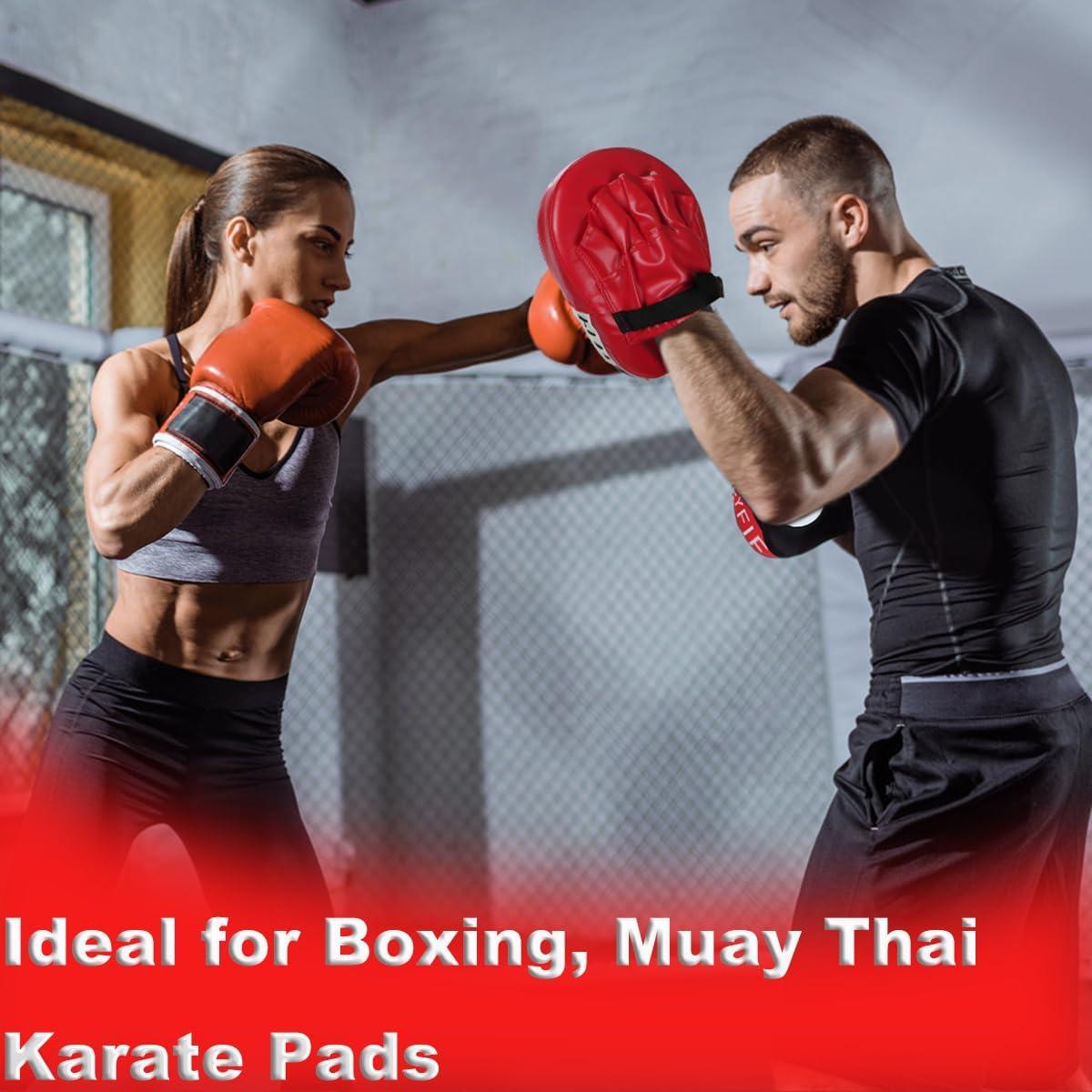 Juego de Almohadillas de Boxeo Cyfie 3-en-1 para Kickboxing
