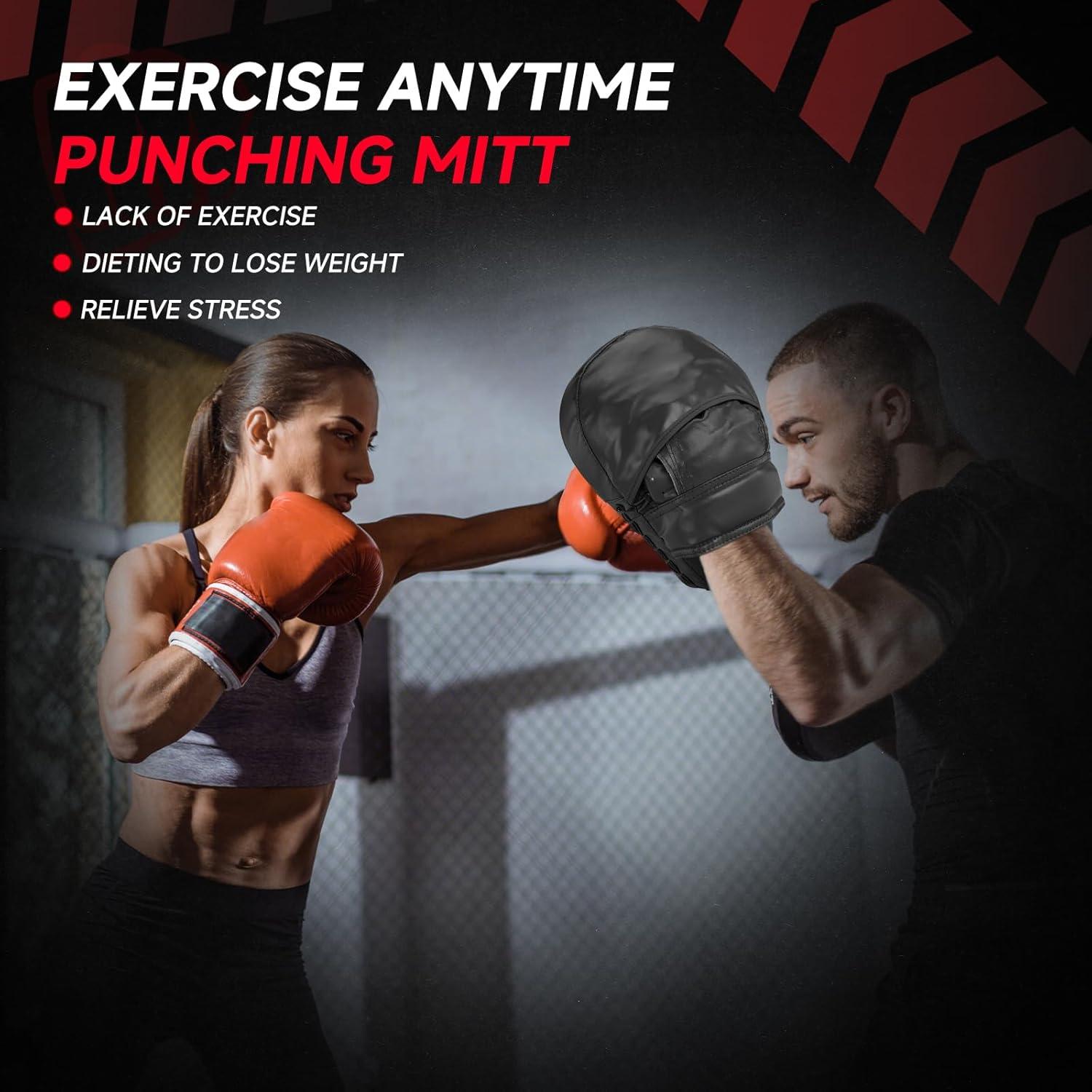 Manoplas de Boxeo Curvas KUANG QUAN para MMA y Kickboxing