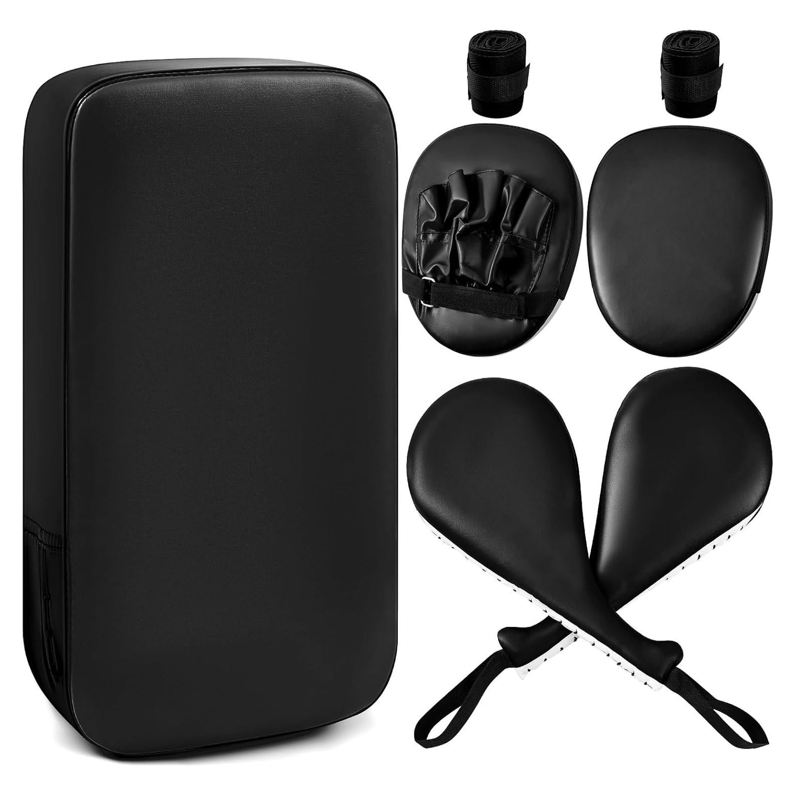 Poen 7 en 1 Almohadillas de Taekwondo y Boxeo - Negro