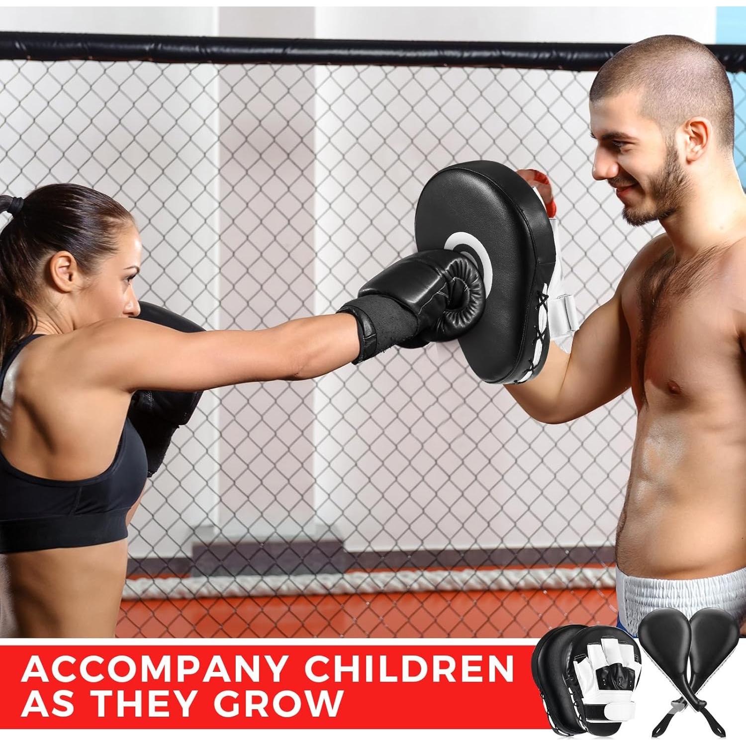 Juego de 4 Almohadillas de Boxeo Simgoing - Taekwondo y Mitones