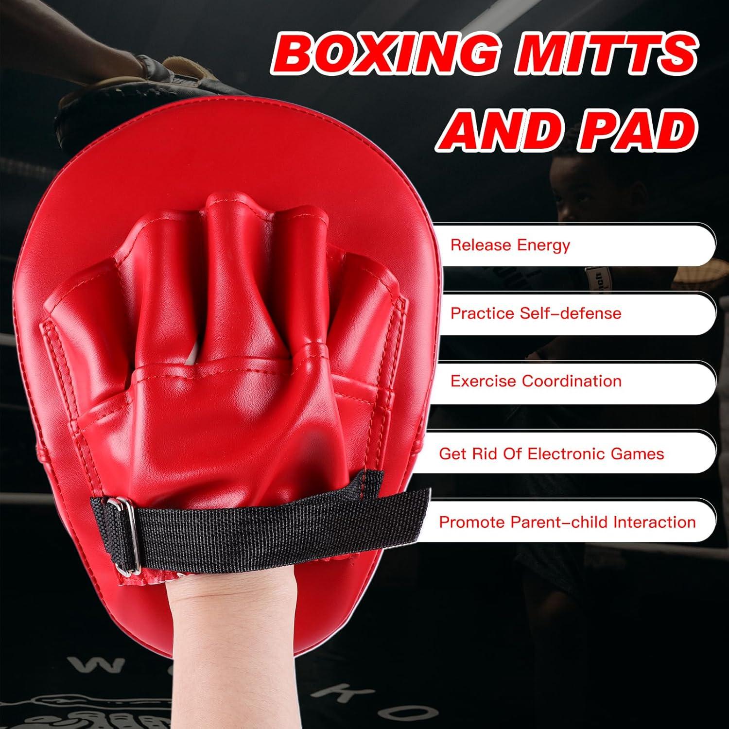 Set de Boxeo 2 en 1 CYFIE - Mitones y Almohadillas para Artes Marciales