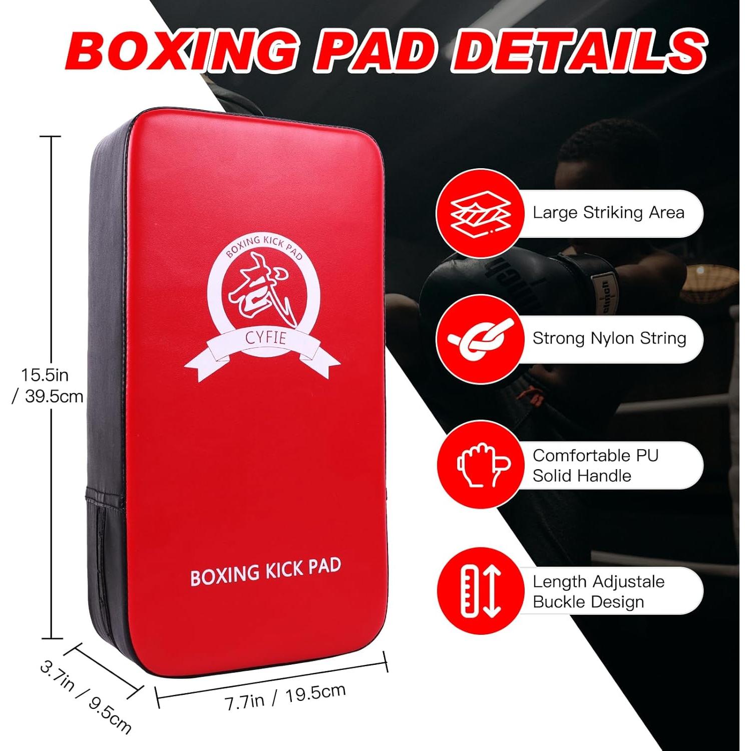 Set de Boxeo 2 en 1 CYFIE - Mitones y Almohadillas para Artes Marciales