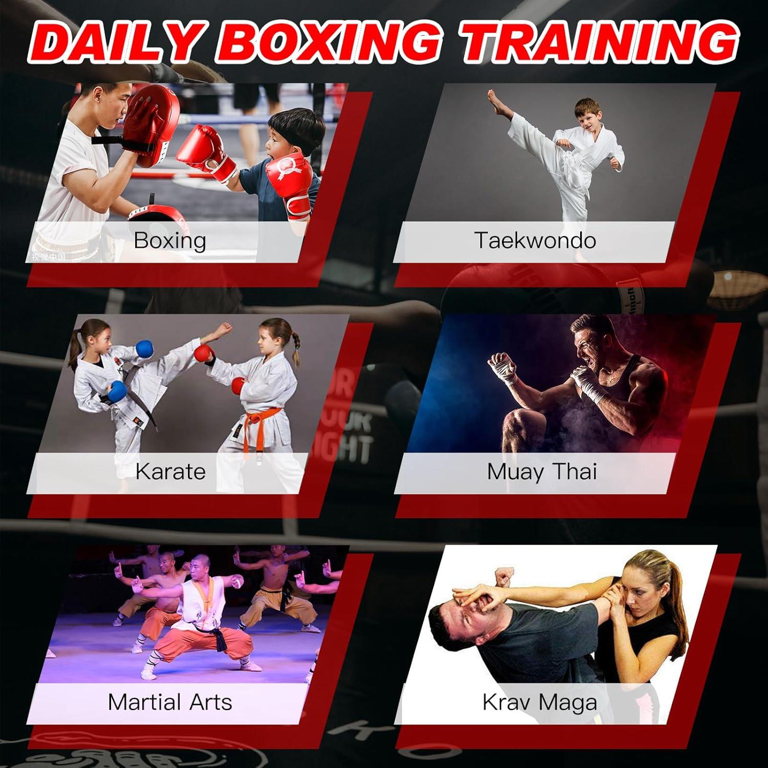 Set de Boxeo 2 en 1 CYFIE - Mitones y Almohadillas para Artes Marciales