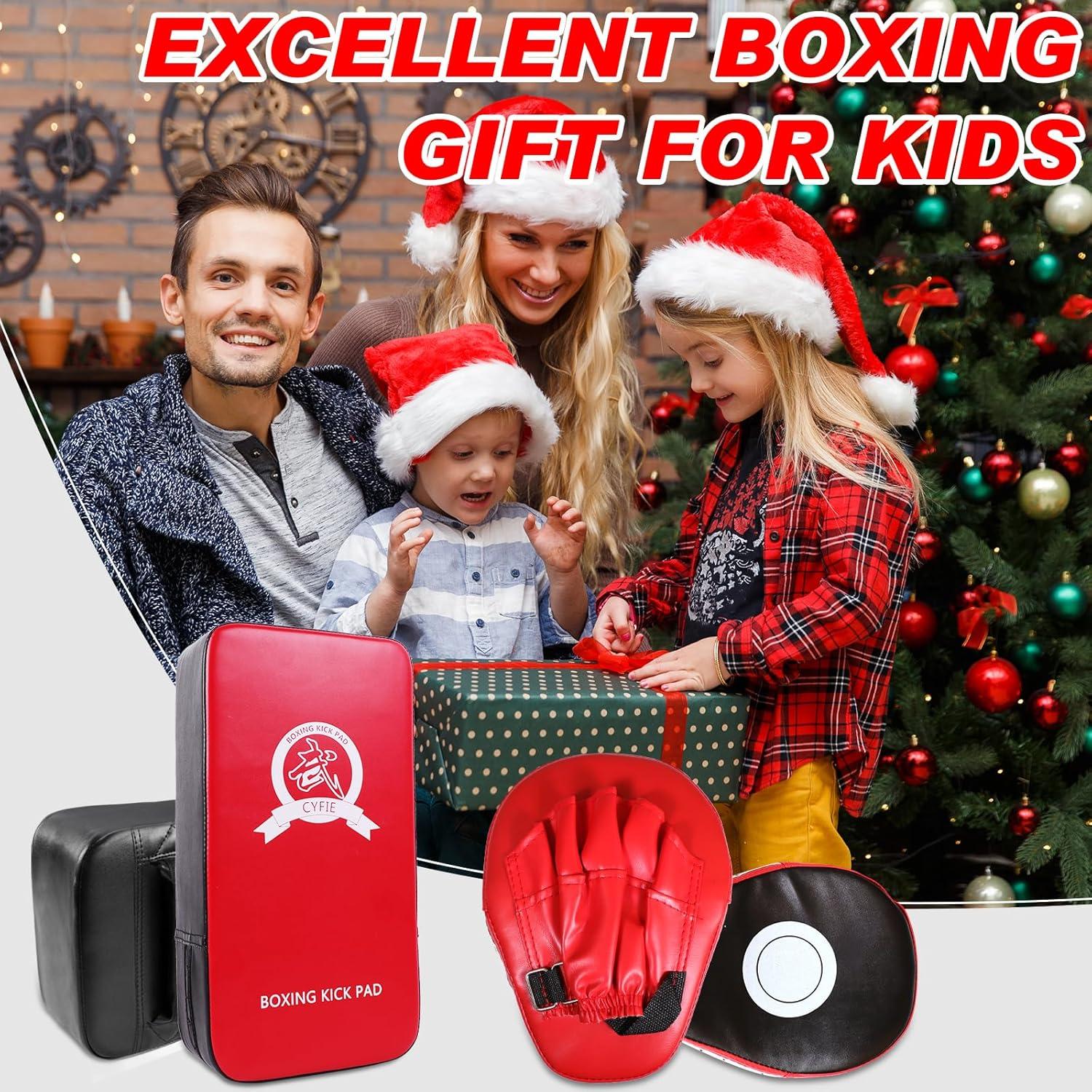 Set de Boxeo 2 en 1 CYFIE - Mitones y Almohadillas para Artes Marciales