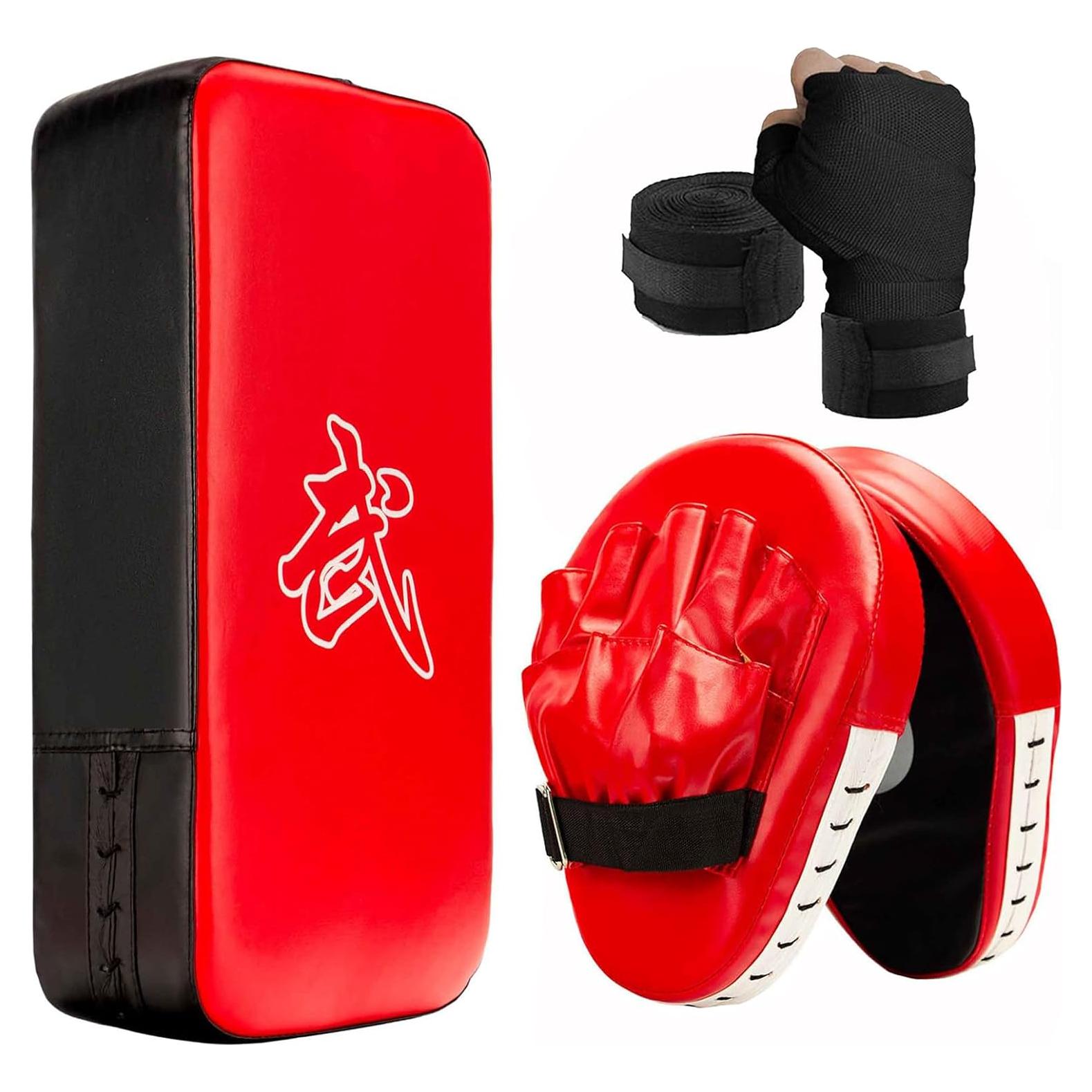 Juego de Almohadillas de Boxeo 3 en 1 ZERUIDM para Entrenamiento