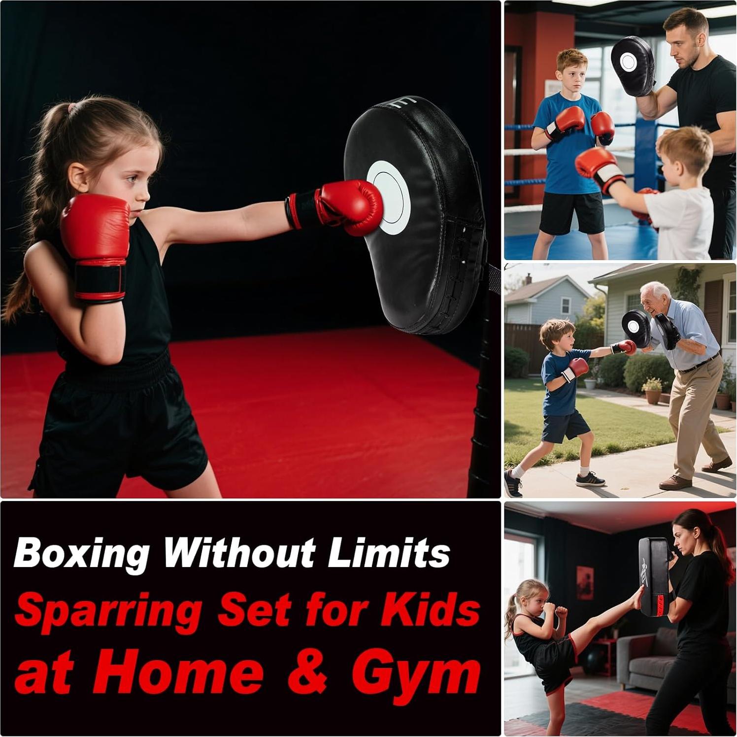 Equipo de Boxeo CYFIE para Niños - Guantes y Protector