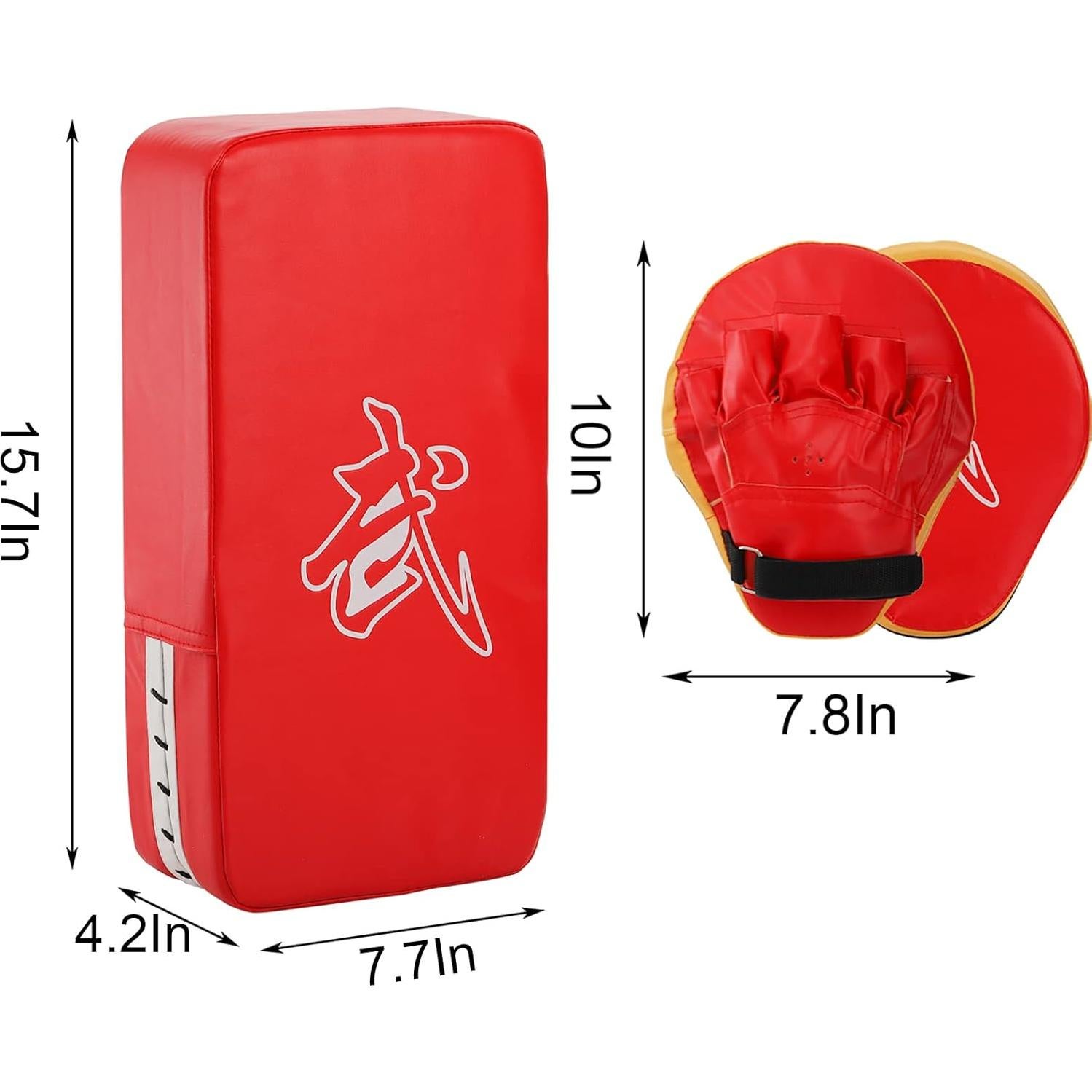 Set de Mitones de Boxeo y Almohadillas WUWEOT 2-en-1